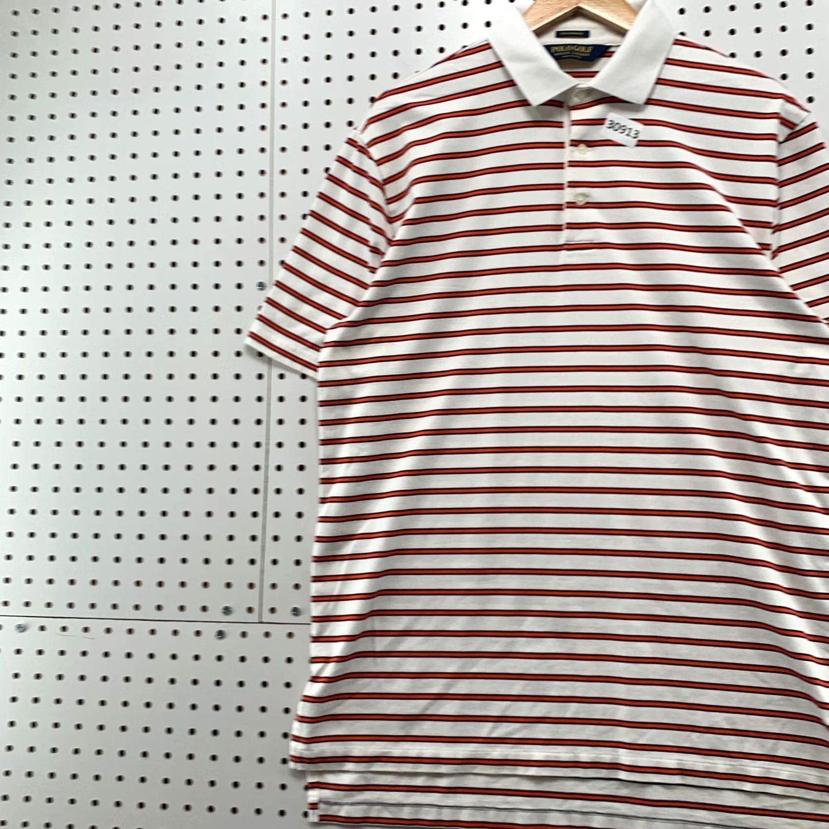 Polo Ralph Lauren Polo Ralph Lauren Performance Shirt Mens Medium White Orange Stripe Polo Shirt Mens Medium White Orange Stripe Size US M / EU 48-50 / 2 - 3 Thumbnail