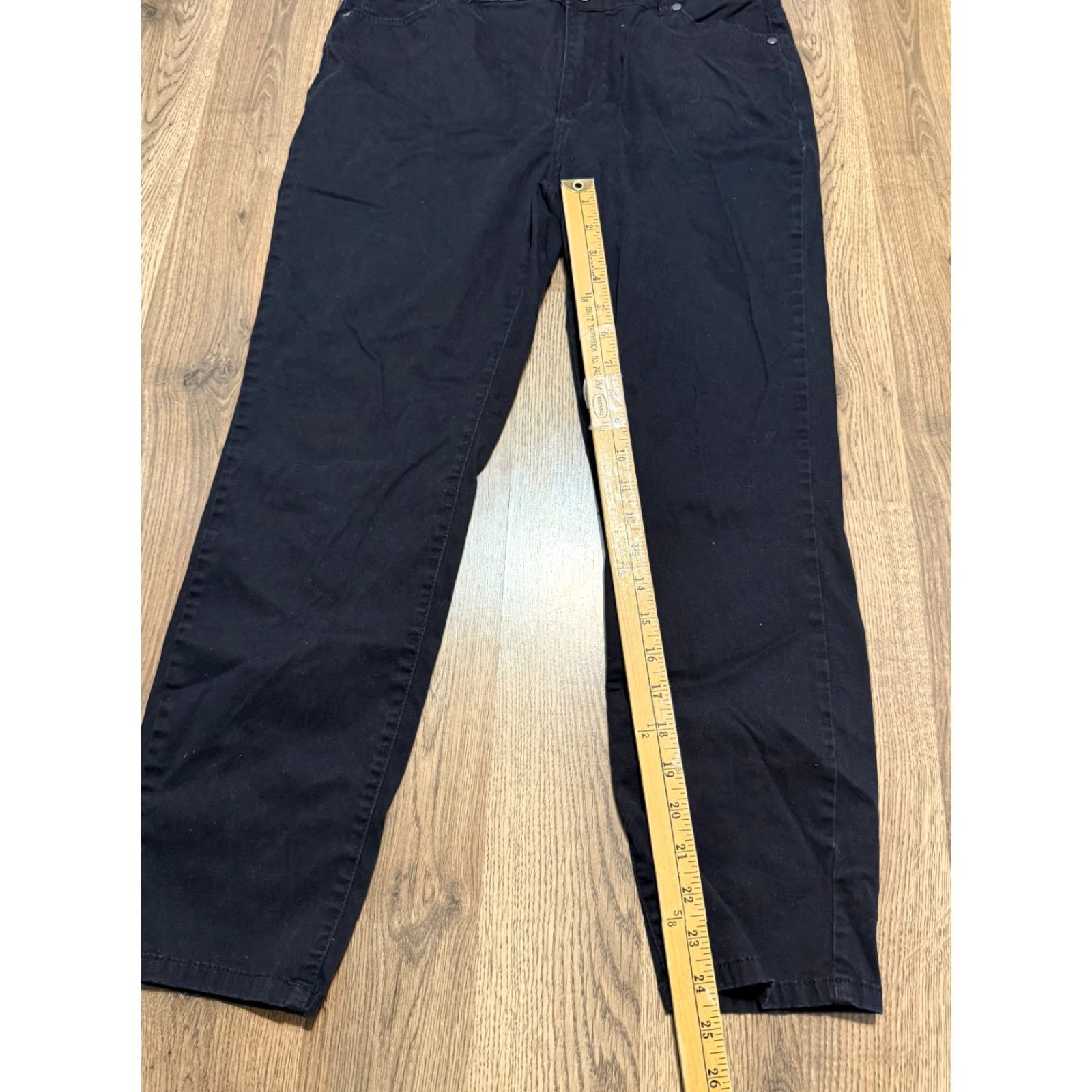 Buffalo David Bitton Buffalo David Bitton Pants Women's Size 12/32 Black Stretch Skinny Ankle Grazer Pants Size 34" / US 12 / IT 48 - 5 Thumbnail
