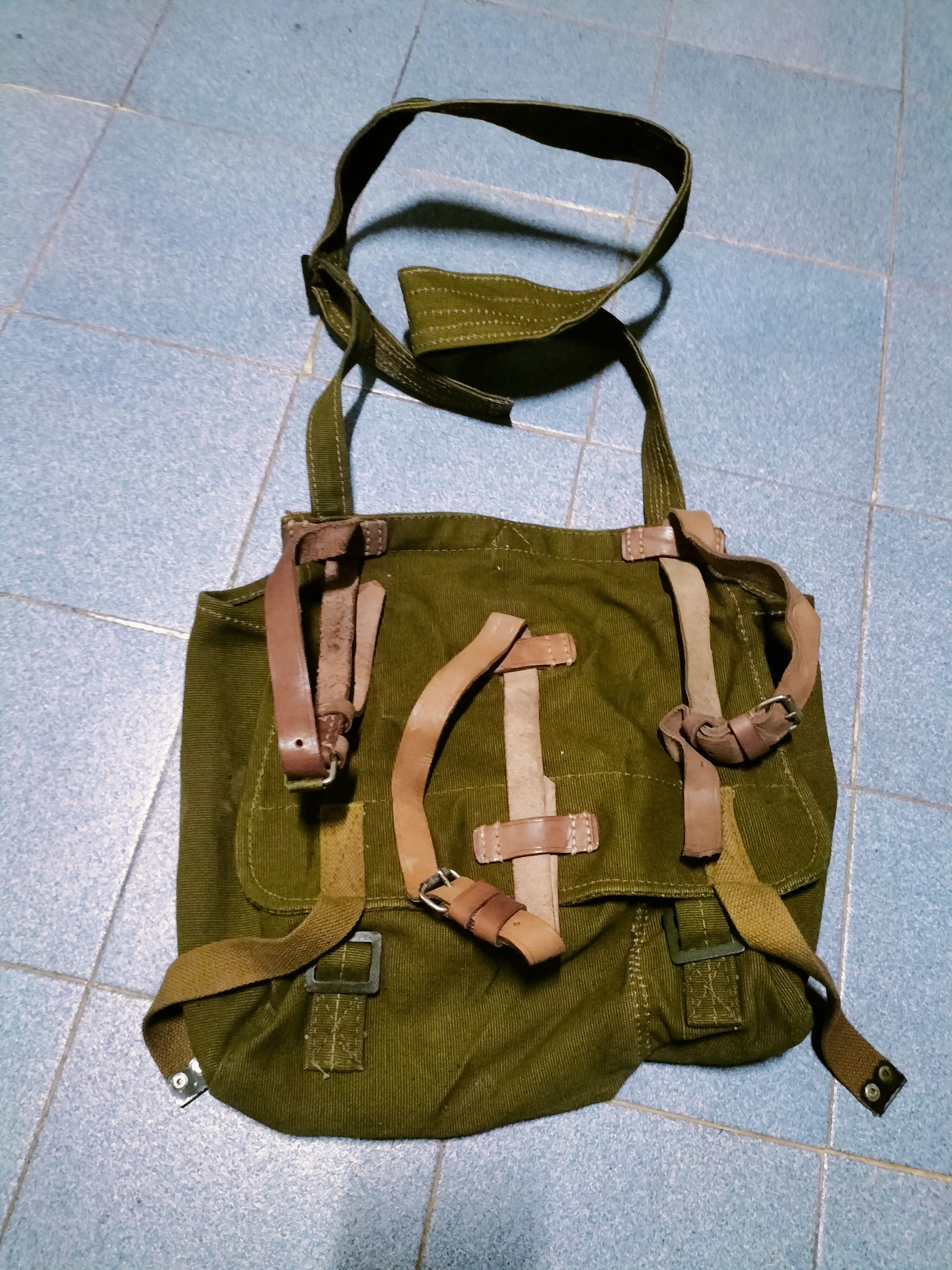 Vintage Vintage 50s 70s Military Combat Massagers Bag custom Remarks Size ONE SIZE - 4 Thumbnail