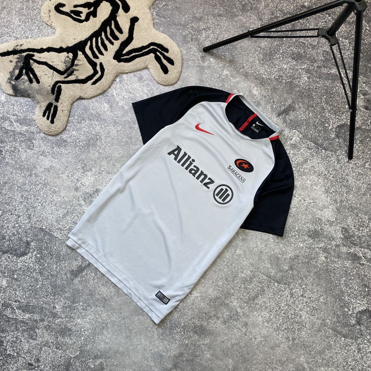 Nike Mens Nike Saracens Rugby Allianz Sportswear jersey Size US S / EU 44-46 / 1 - 1 Thumbnail