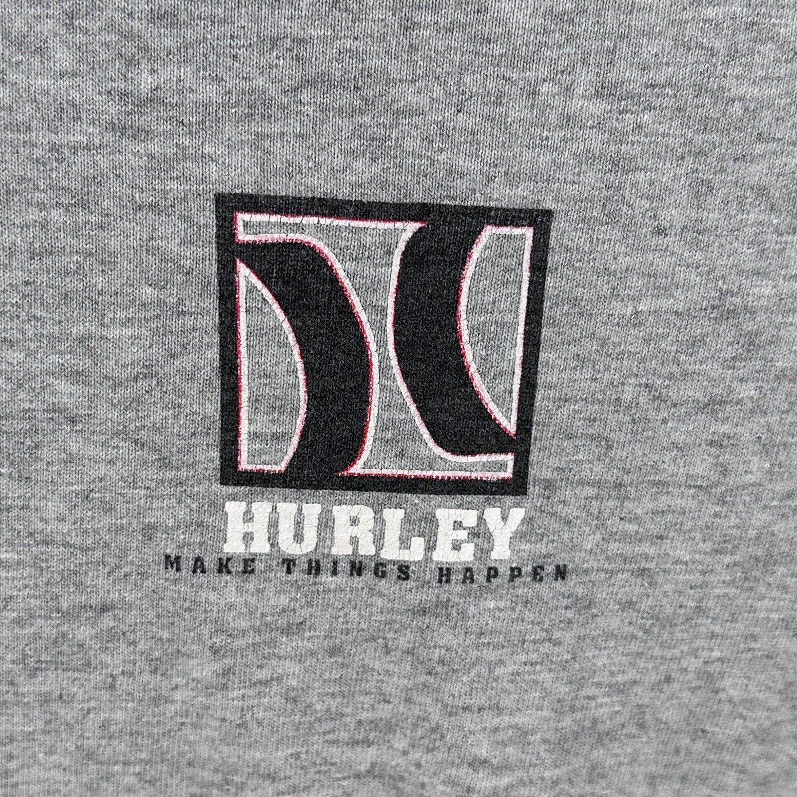 Hurley VTG Hurley T-Shirt Men XL Gray Cotton Long Sleeve Surf Skate Size US XL / EU 56 / 4 - 2 Thumbnail