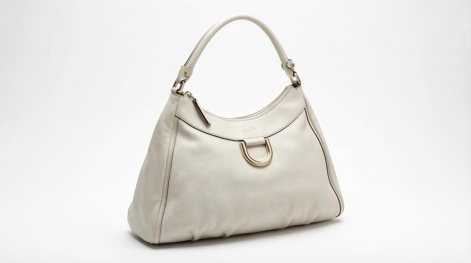 Gucci Gucci - White Leather Shoulder Bag Size ONE SIZE - 1 Thumbnail