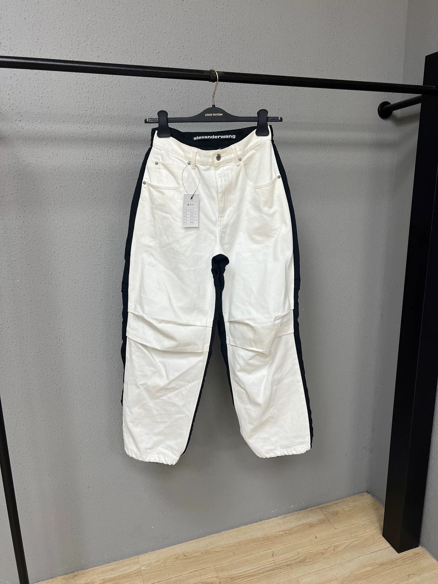 Alexander Wang color-blocked denim pants by Alexander Wang Size 24" / US 00 / IT 34 - 1 Thumbnail