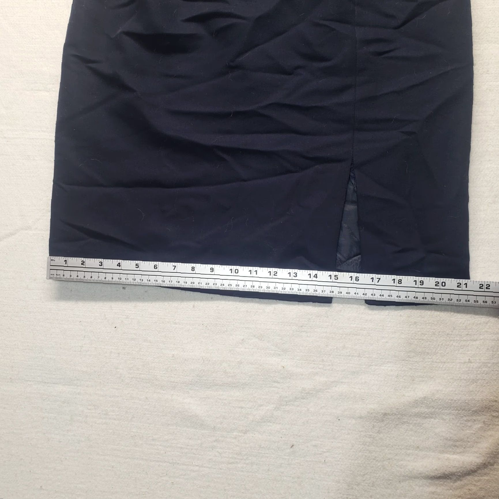 Vintage Michele Skirt Women Size 14 Black Knee Length A-Line Solid New York Adult Size 36" / US 14 / IT 50 - 5 Thumbnail
