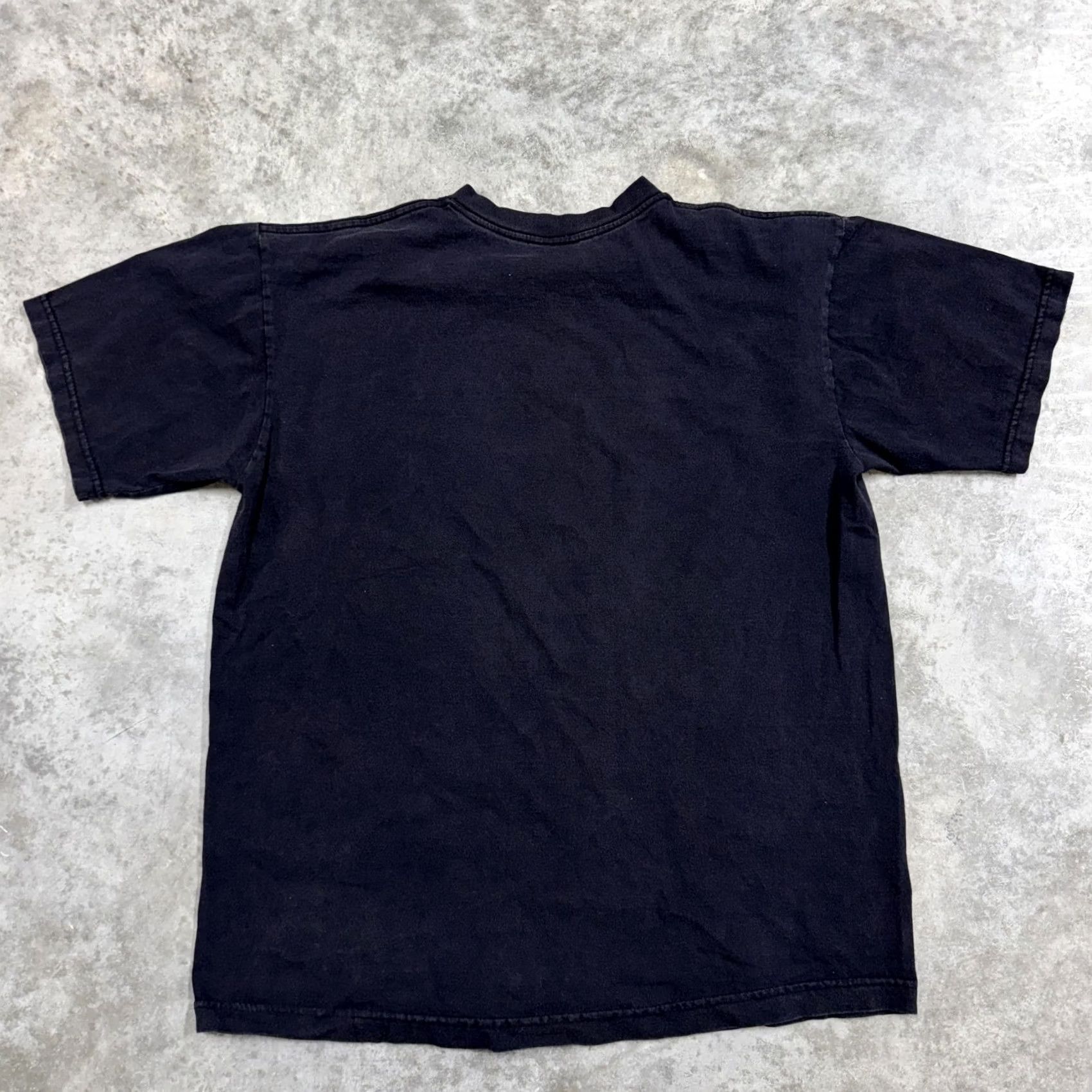 Nike VINTAGE Nike Shirt Mens Large Black Mini Swoosh Embroidered Made in USA 90s Size US L / EU 52-54 / 3 - 5 Thumbnail