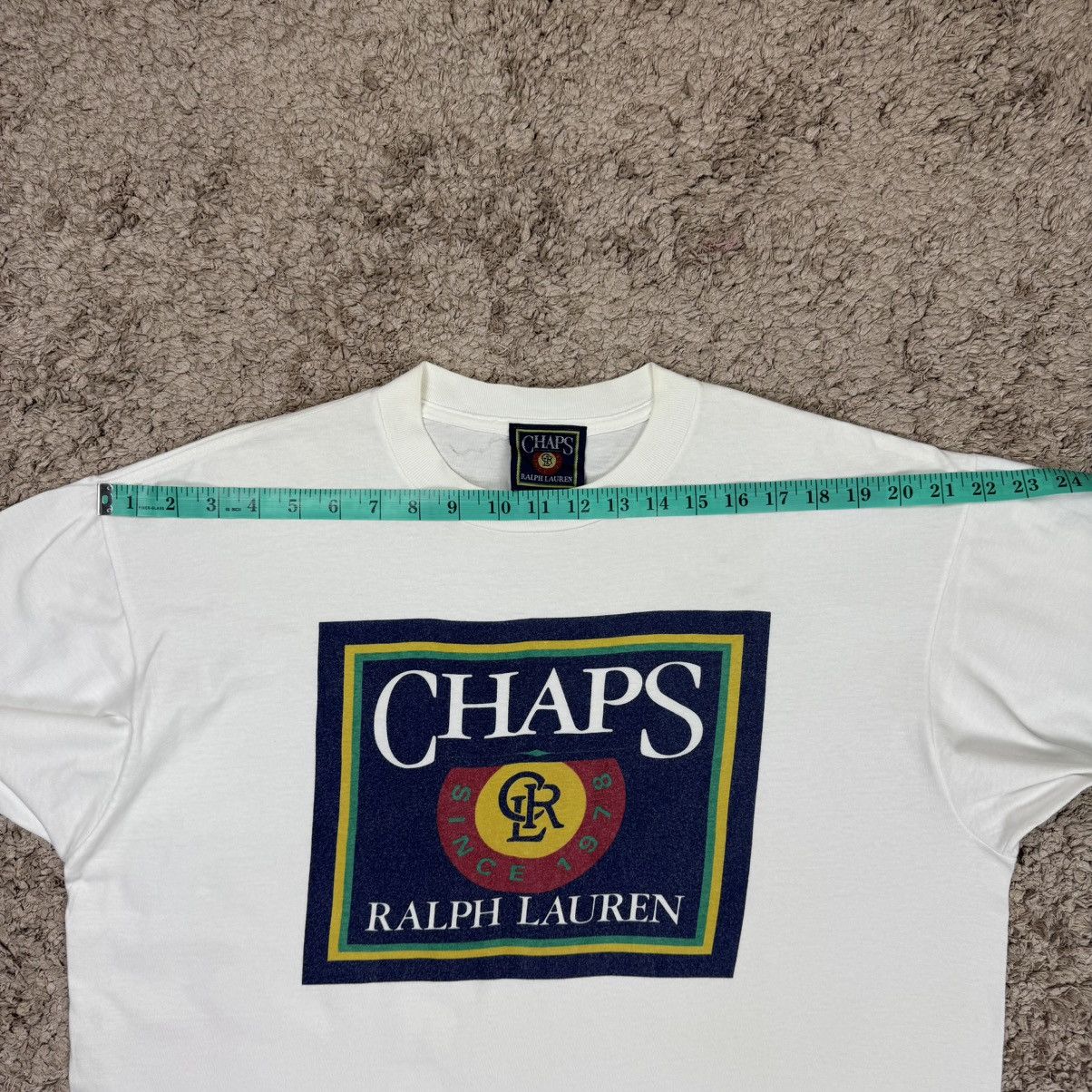 Chaps Ralph Lauren Vintage Chaps Ralph Lauren Big Logo T-shirt Size US L / EU 52-54 / 3 - 13 Thumbnail