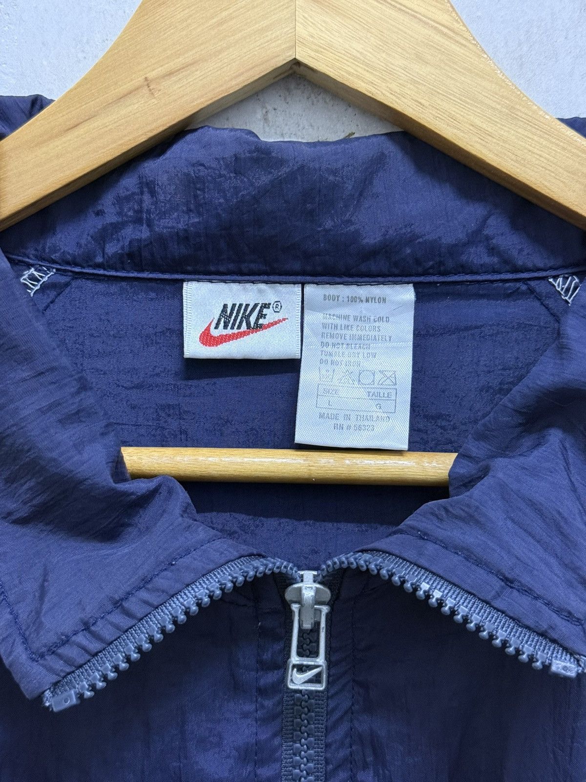 Nike Vintage 90’s Nike Distressed Windbreaker Jacket Size US XXL / EU 58 / 5 - 4 Thumbnail
