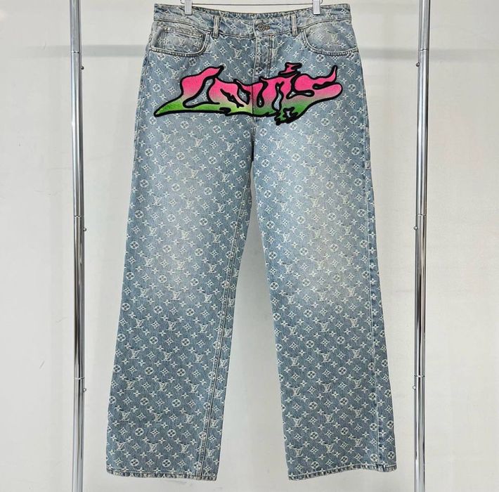 Louis Vuitton Louis vuitton x virgil abloh denim jeans | Grailed