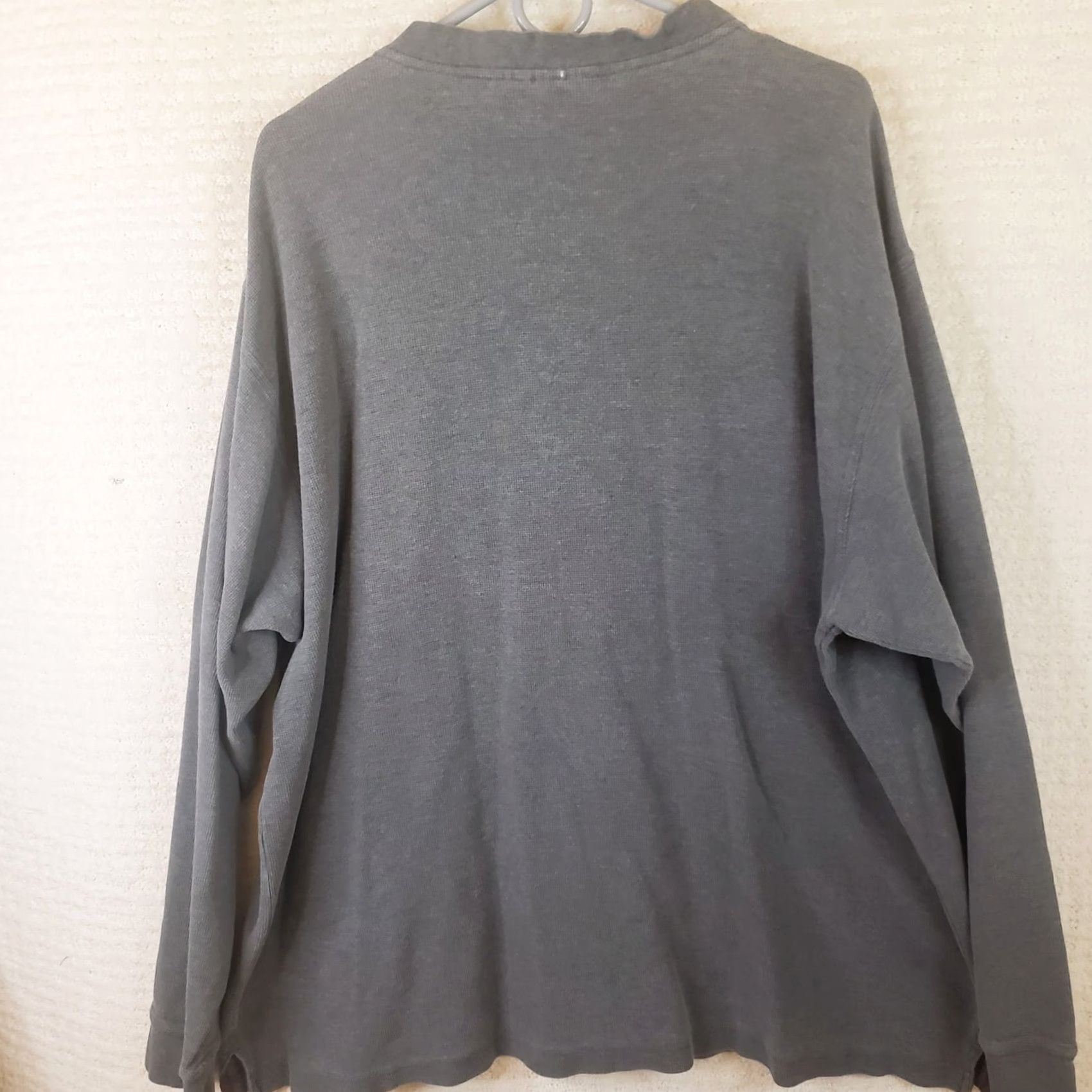 Vintage VINTAGE LL Bean Henley Shirt Men XXL Regular Gray Cotton Traditional Fit Long Sleeve Size US XXL / EU 58 / 5 - 6 Thumbnail