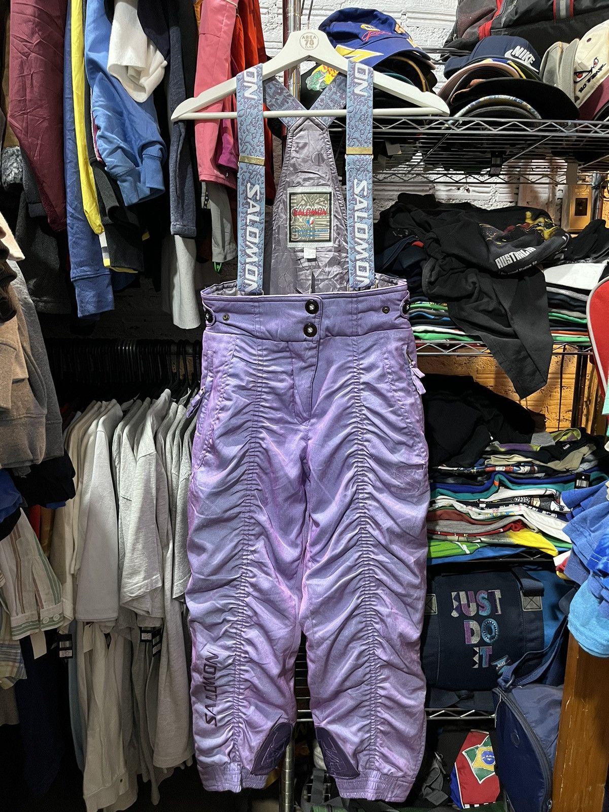 Salomon Salomon Ski Wear Overall Logo 90s Size 30" / US 8 / IT 44 - 1 Thumbnail