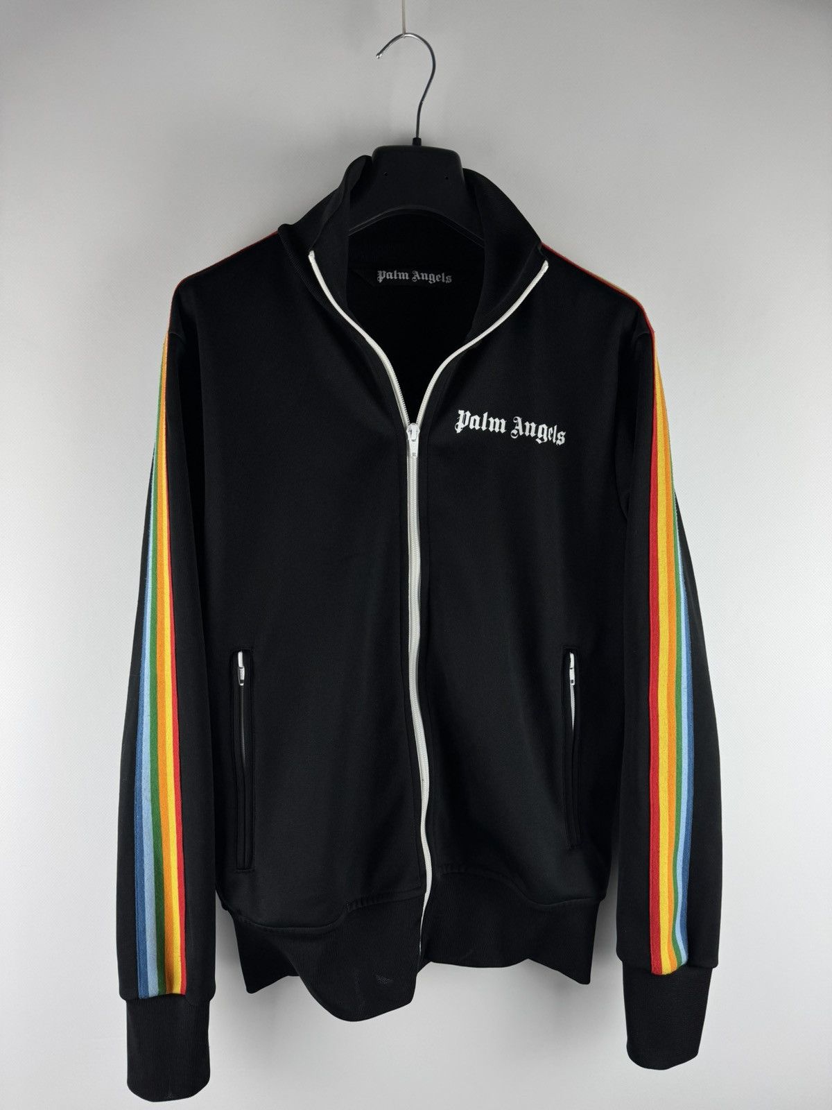 Designer × Luxury × Palm Angels PALM ANGELS Black Rainbow Track