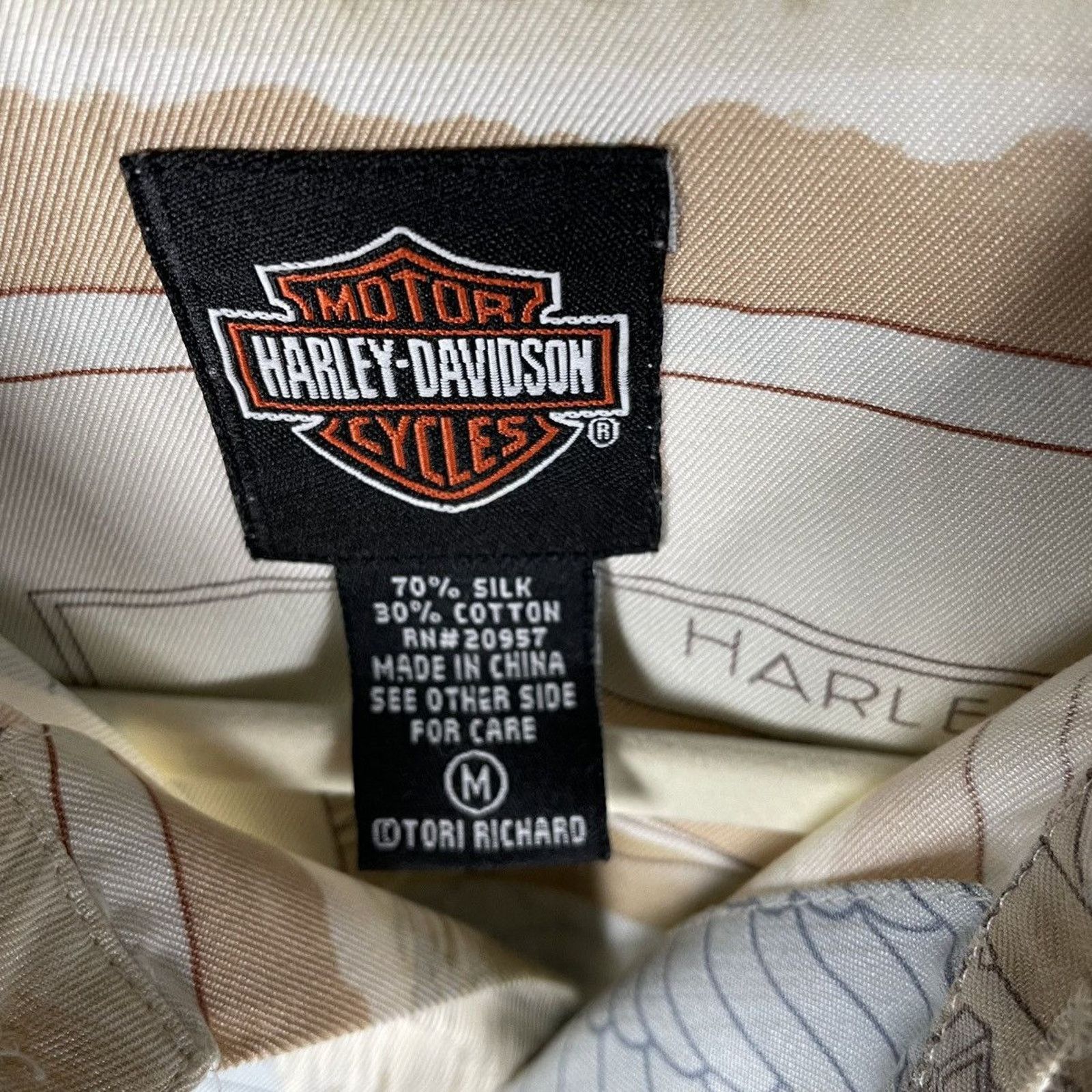 Harley Davidson × Japanese Brand × Vintage 🇺🇸HARLEY-DAVIDSON Aloha Shirt Size US M / EU 48-50 / 2 - 6 Thumbnail