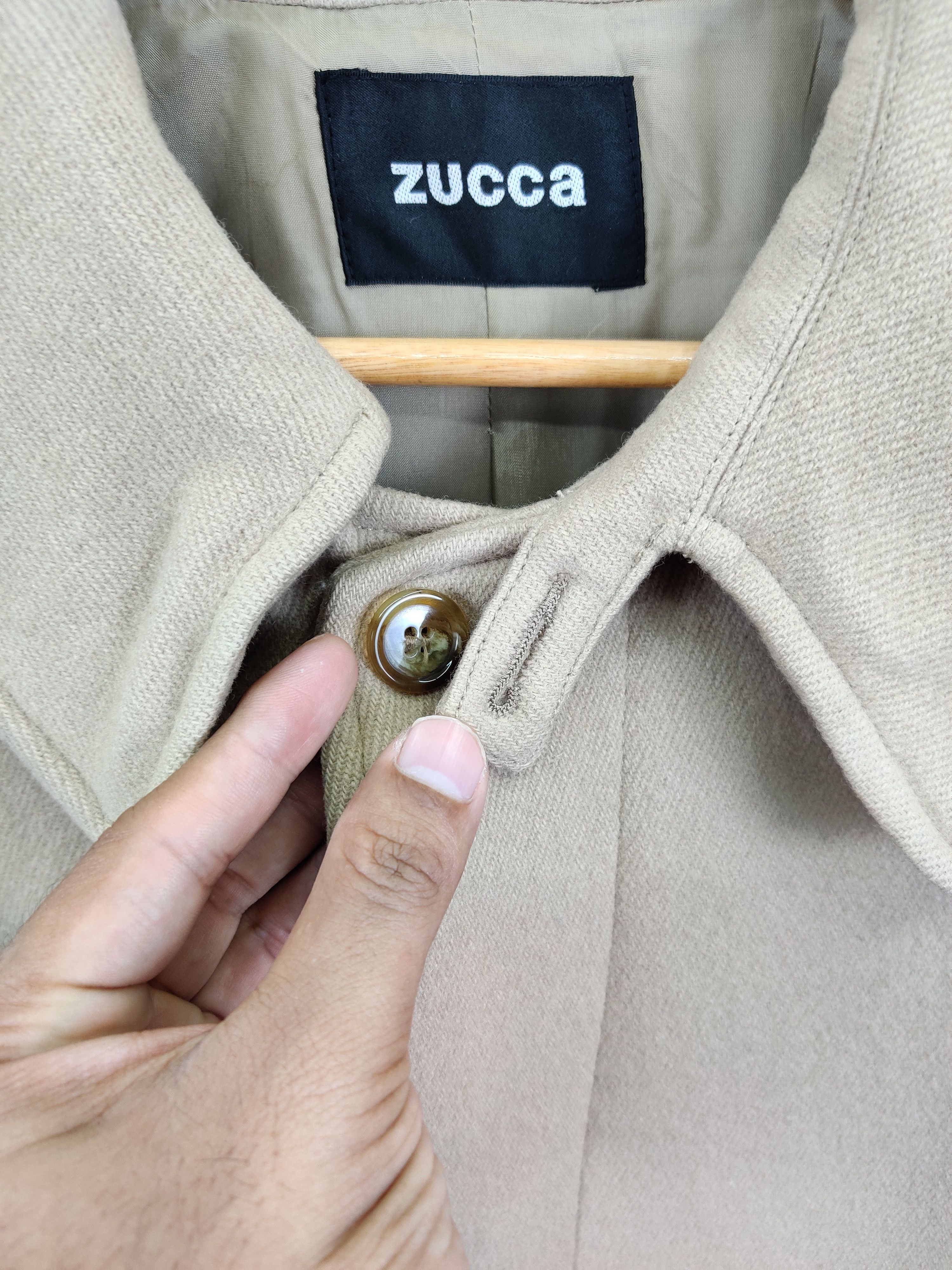 CABANE de ZUCCa Vintage Issey Miyake Zucca Wool Long Coat Size US S / EU 44-46 / 1 - 7 Thumbnail