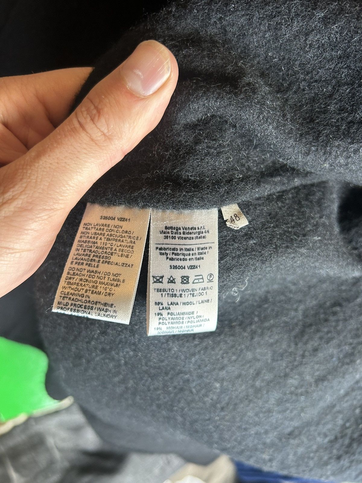 Bottega Veneta Black Wool Duffle Coat with Toggle Closures and Hood Size US M / EU 48-50 / 2 - 7 Thumbnail