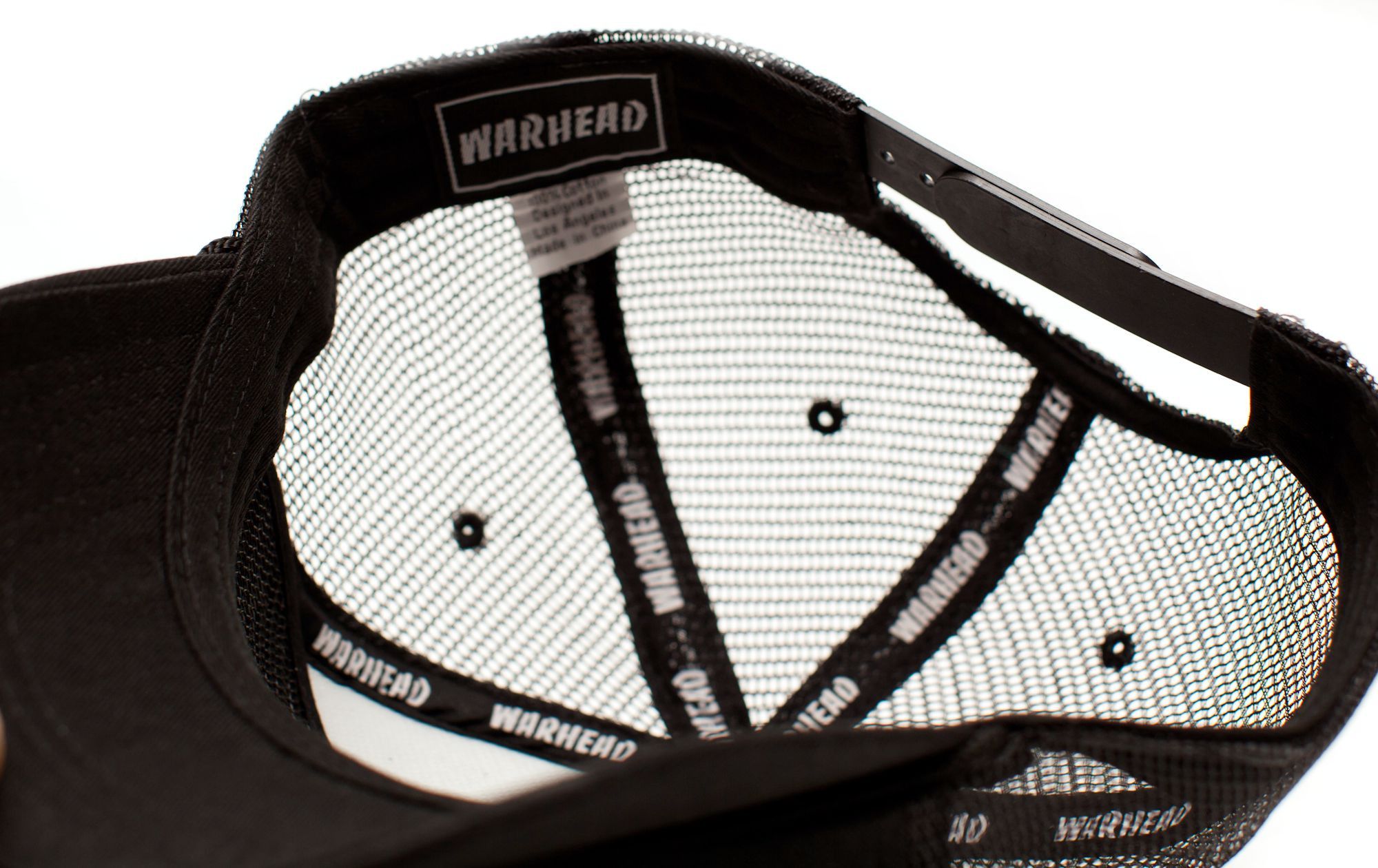 Other Warhead Hat Unisex Adult Truckers Cap Black/Black Size ONE SIZE - 4 Thumbnail