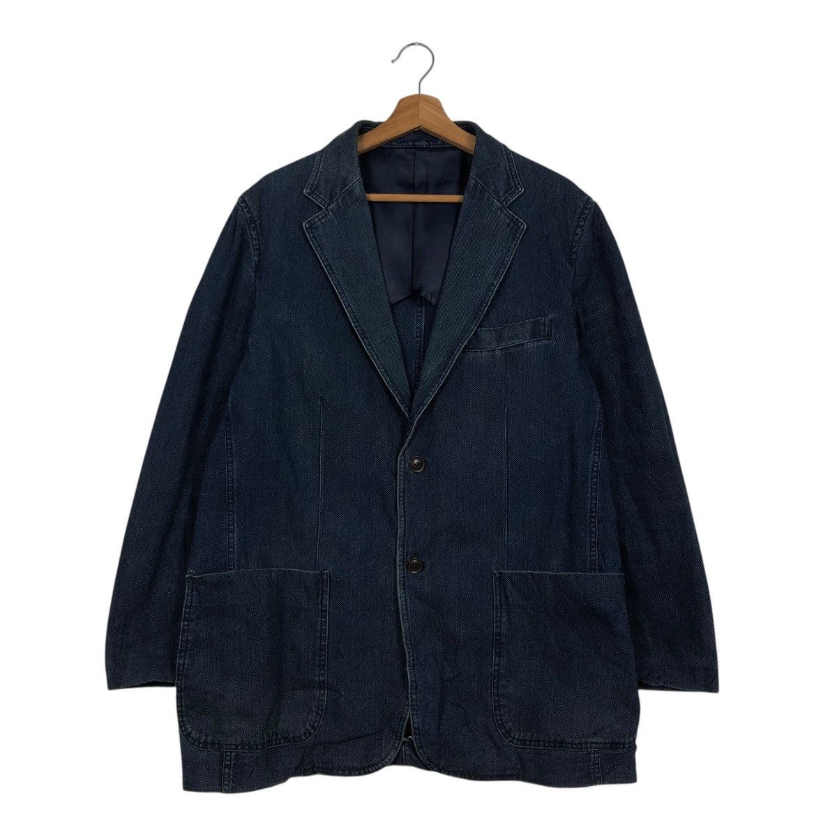 Japanese Brand 📌Vintage Chore Denim Jacket Stanley Blacker Issey Miyake Size US L / EU 52-54 / 3 - 2 Thumbnail