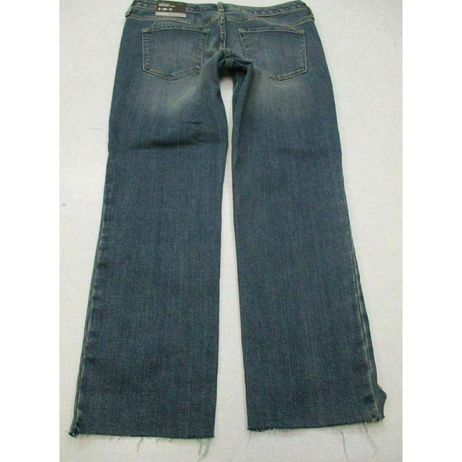 Mossimo MOSSIMO Women's Capri Jeans Shorts Flat Front Blue Size 2 Regular Capris Solid Denim Womens Size 26" / US 2 / IT 38 - 5 Thumbnail