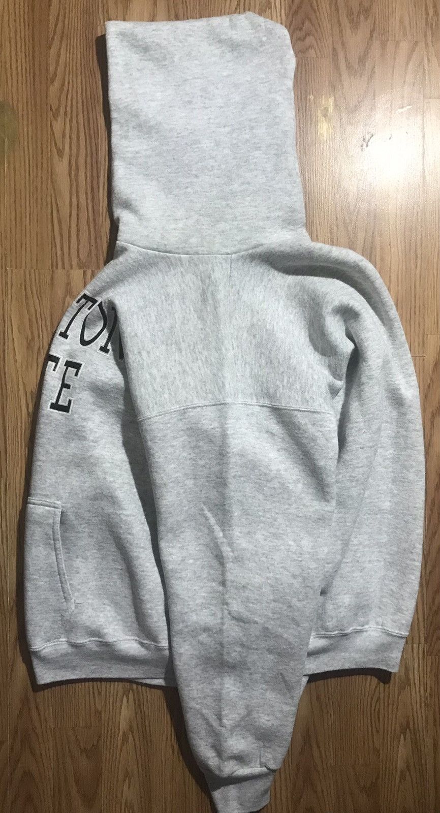 Velva Sheen × Vintage Velva Sheen XL Gray Hoodie Sweatshirt Stockton State Logo Size US XL / EU 56 / 4 - 11 Thumbnail