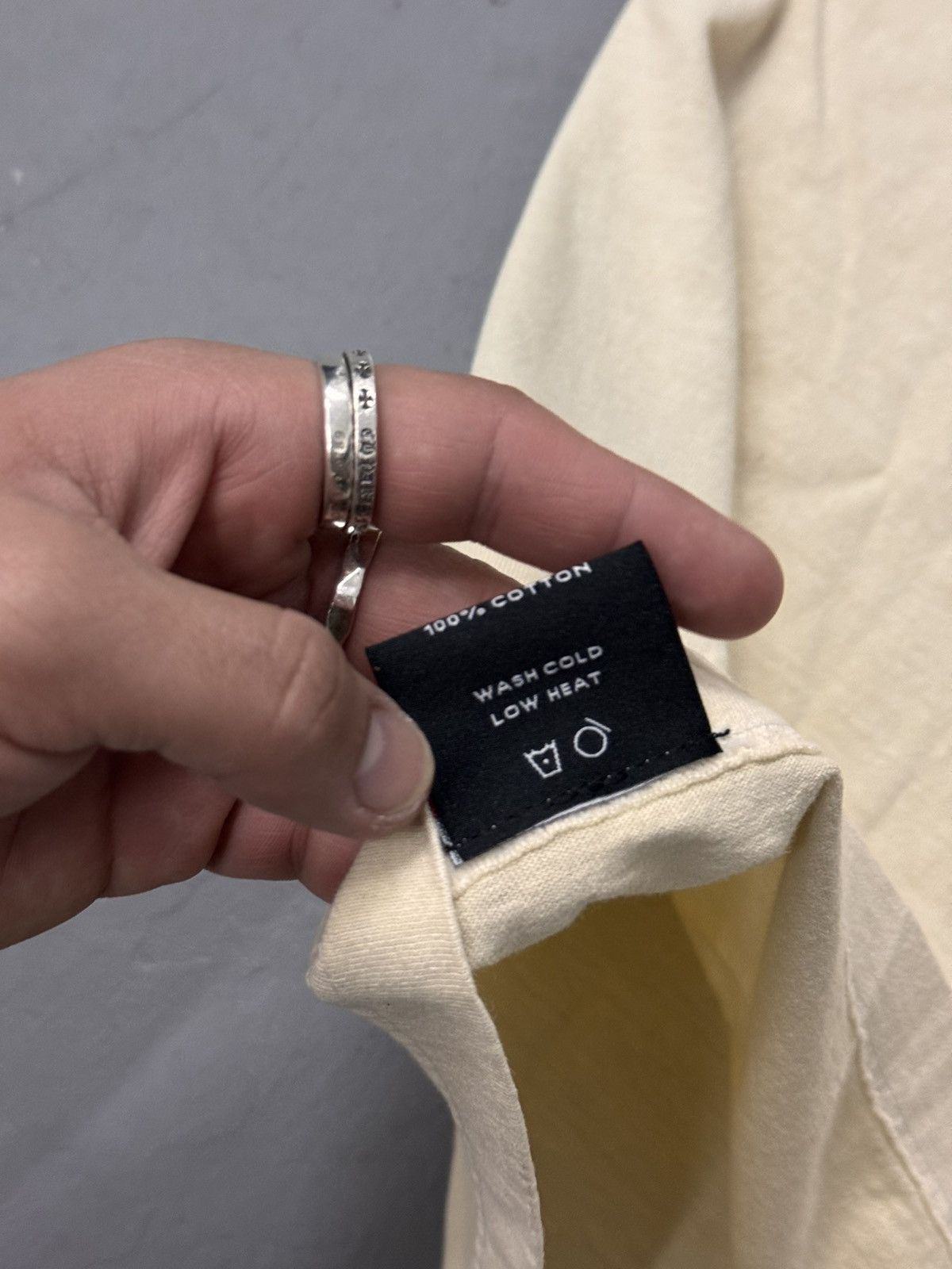 Gallery Dept. Gallery Dept Till Im Dead Tee Cream Size US M / EU 48-50 / 2 - 8 Thumbnail