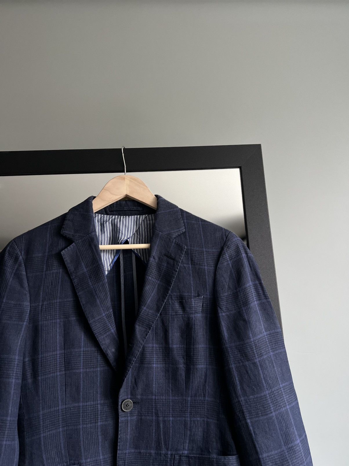 Hackett Hackett London 100% Linen Blazer Jacket Size 34R - 2 Thumbnail