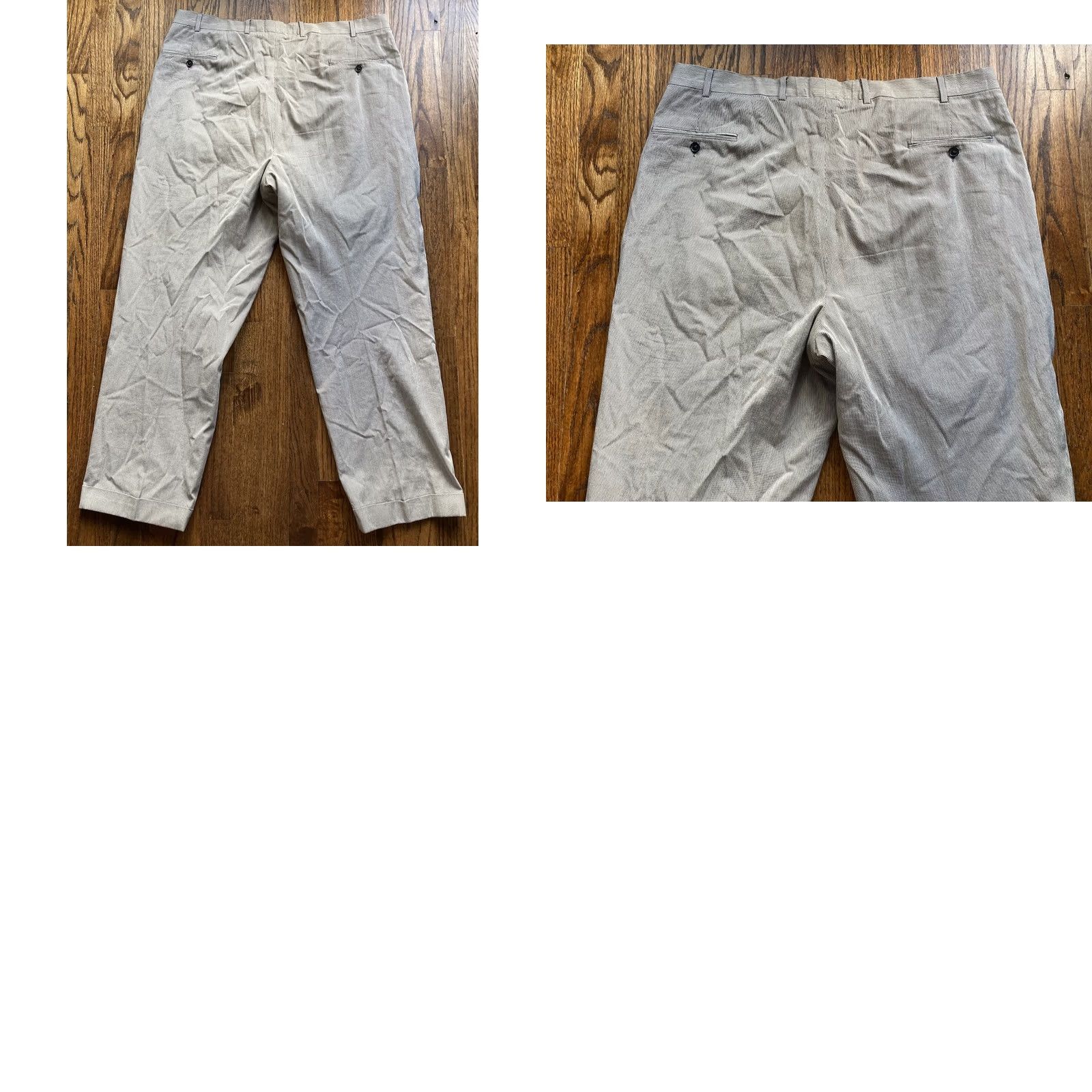 Brooks Brothers Brooks Brothers 2 Pieces Suit Mens 45R Jacket 38x30 Pants Stripe Cotton Multicolor Notch Lapel Two-Button Front Classic Mens Size 48R - 11 Thumbnail