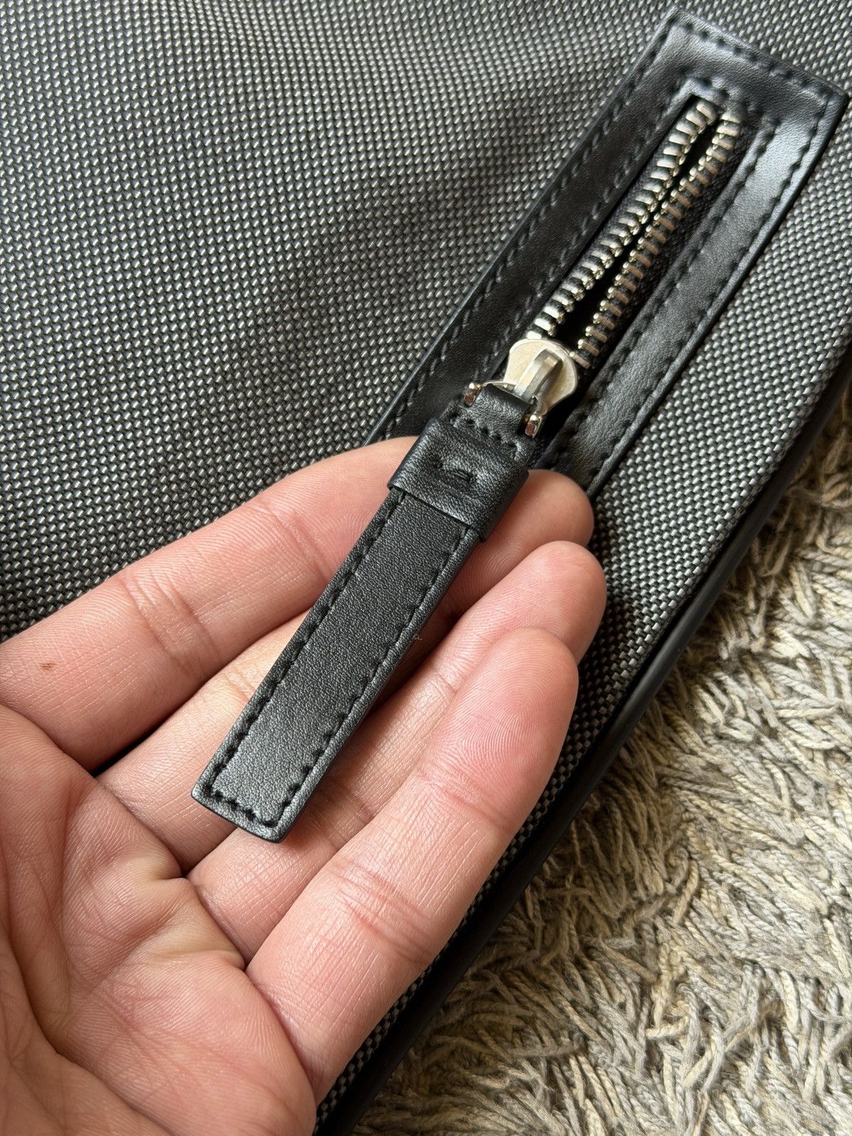 Montblanc Montblanc Meisterstuck Star Leather Nylon Shoulder Bag Size ONE SIZE - 7 Thumbnail