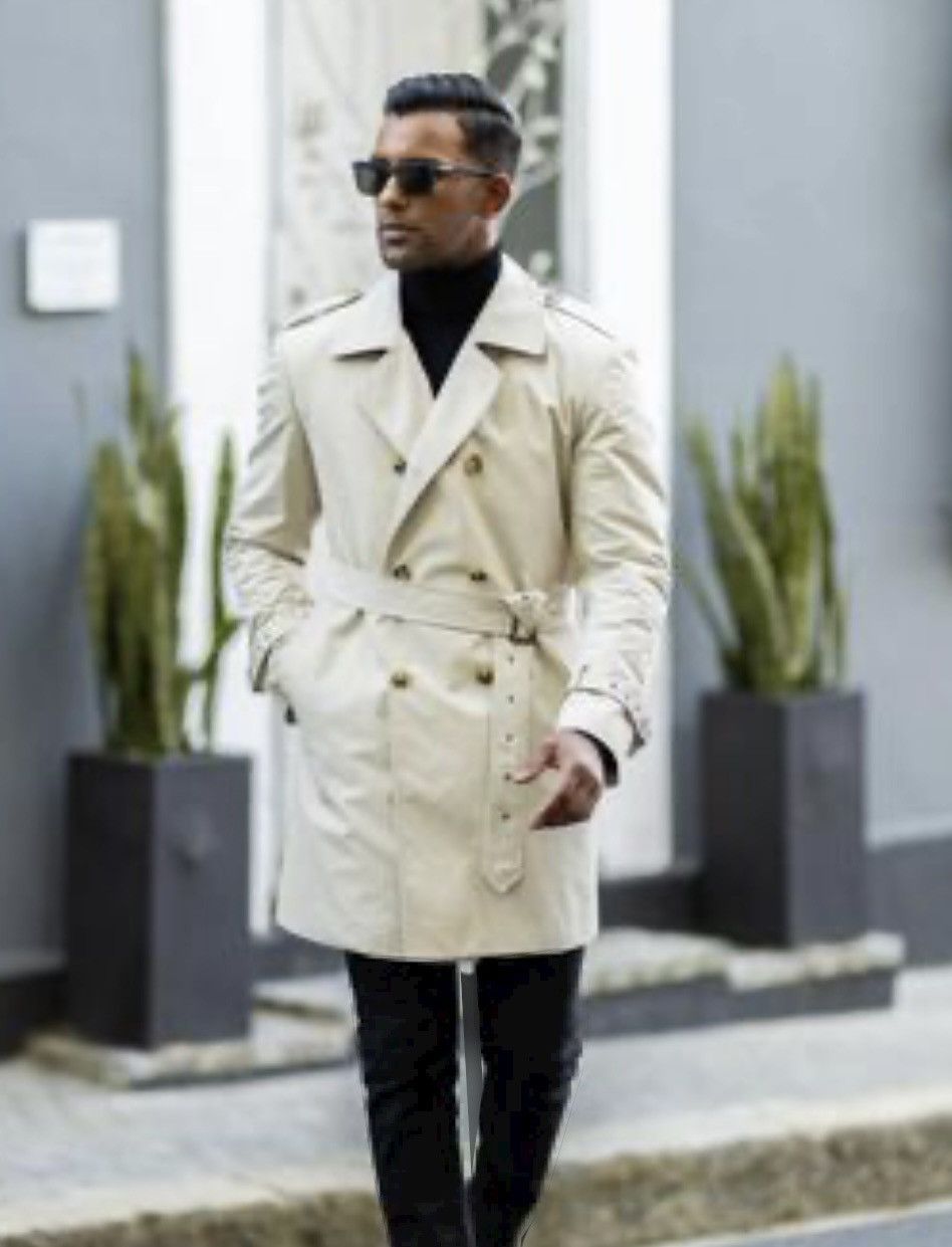 DKNY × Donna Karan DKNY of Donna Karan Japan Cotton Trench Coat Size US M / EU 48-50 / 2 - 1 Thumbnail