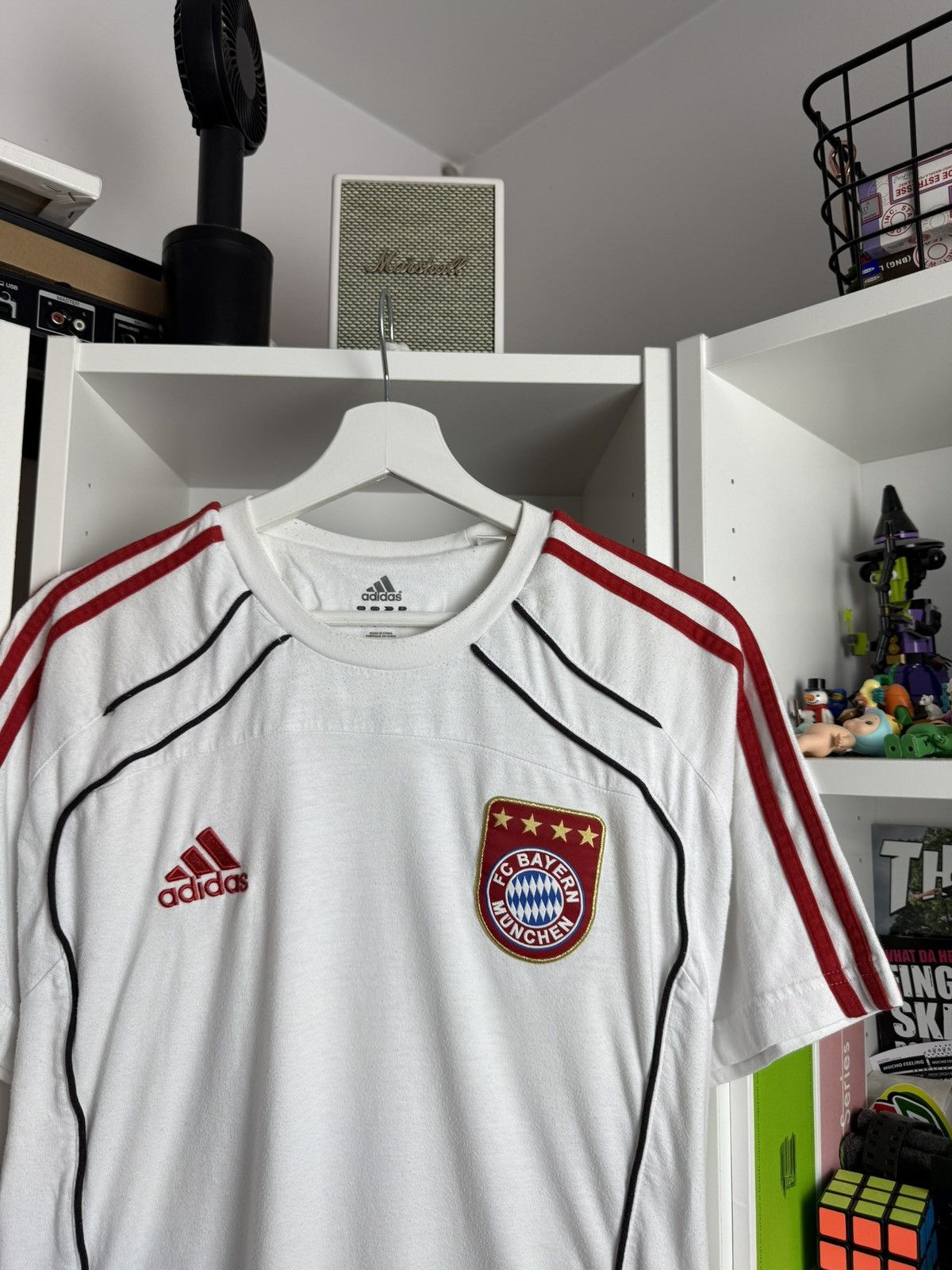 Adidas × Vintage Vintage y2k Adidas FC Bayern Munich blockcore t-shirt soccer Size US M / EU 48-50 / 2 - 3 Thumbnail