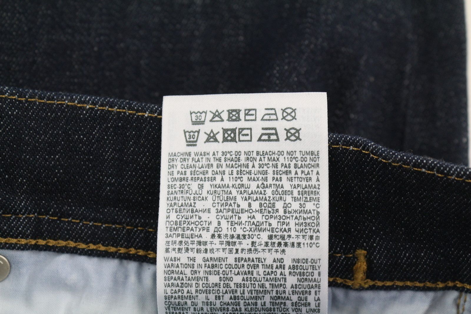 Diesel D-AMNY-Z Z9C33 W30/L32 Slim Dark Blue Jeans 40901 Size US 30 / EU 46 - 9 Thumbnail