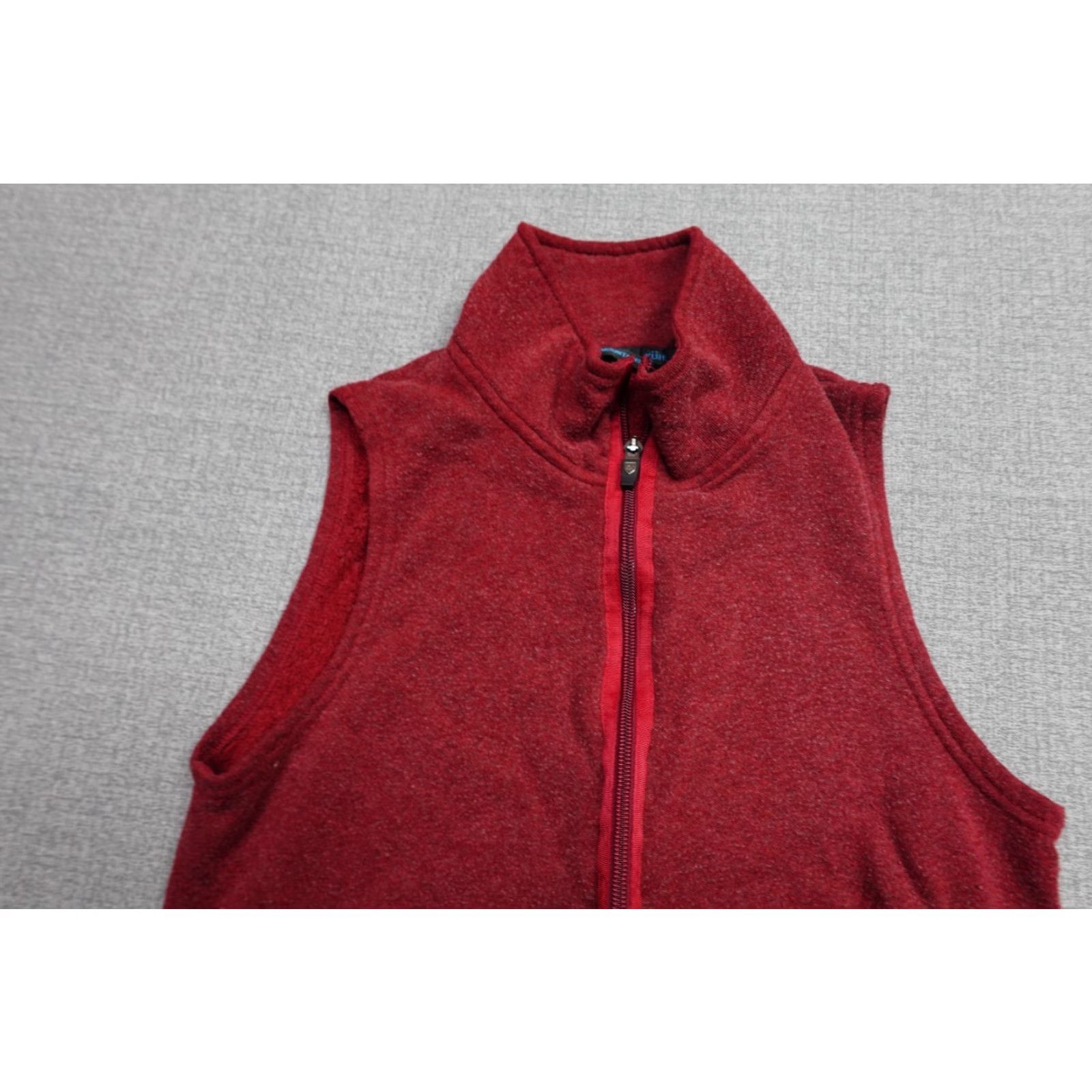 Logo 7 Kuhl Vest Womens Medium Red Fleece Hiking Outdoors Soft Logo Warm Zip Short Sleeveless All Seasons Womens M Red Outdoor Vest Size M / US 6-8 / IT 42-44 - 2 Thumbnail