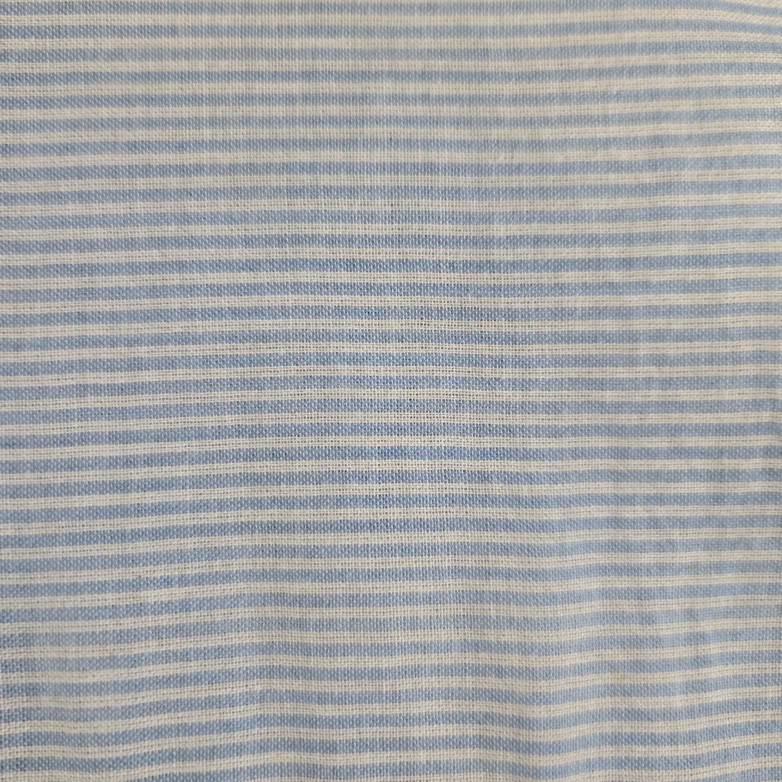 Zara Zara Blue Black Striped Embroidered Blouse Size XS Size XS / US 0-2 / IT 36-38 - 7 Thumbnail