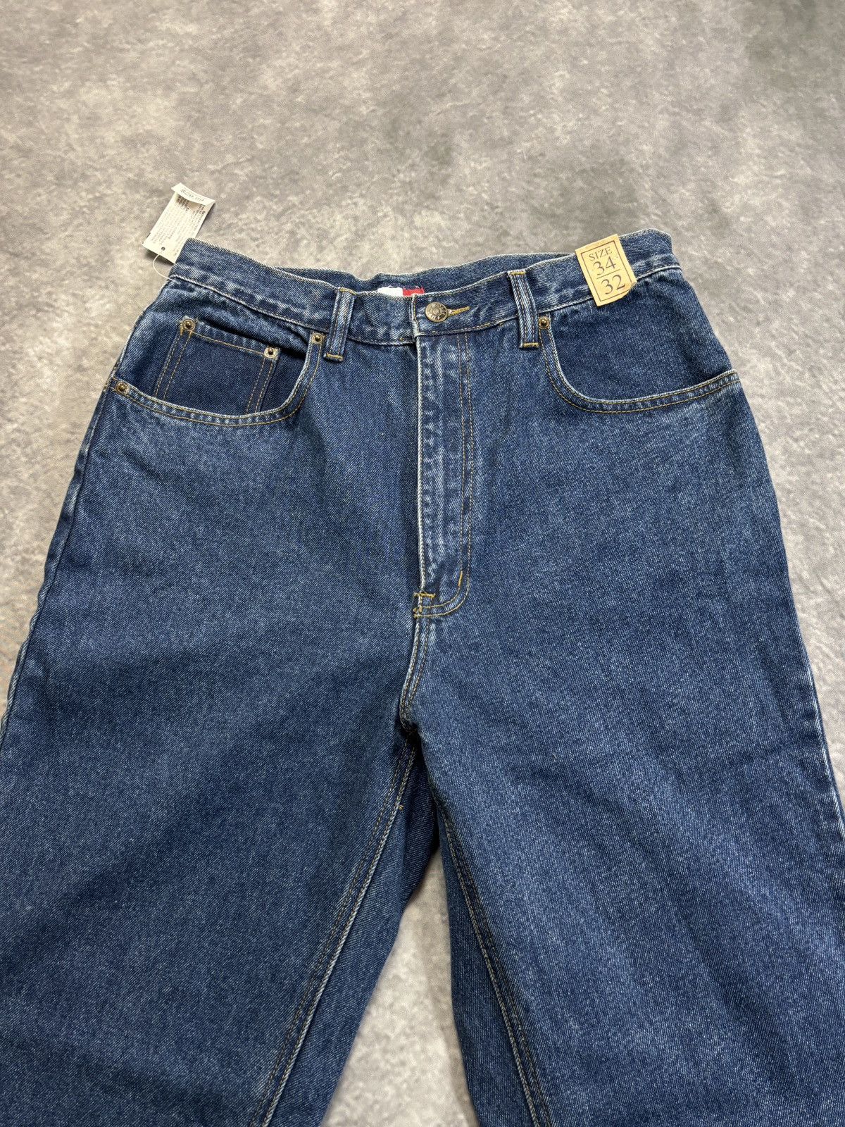 Joe Boxer × Vintage NOS 1990s Denim Jeans 90s Vintage Boxer America Oldstock Size US 34 / EU 50 - 10 Thumbnail