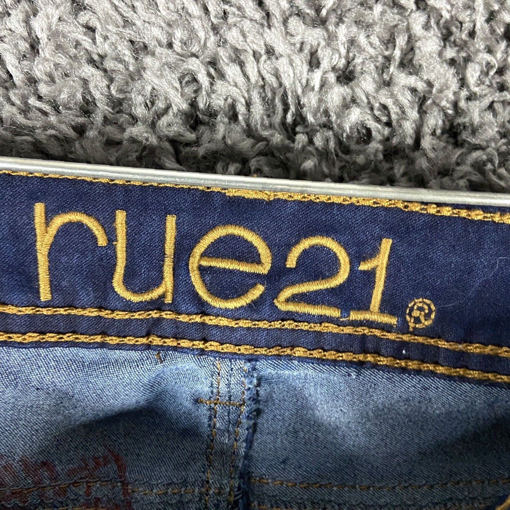 Vintage Rue 21 Jeans Women 9/10 Blue Skinny Low Rise Regular Size 30" / US 8 / IT 44 - 5 Thumbnail