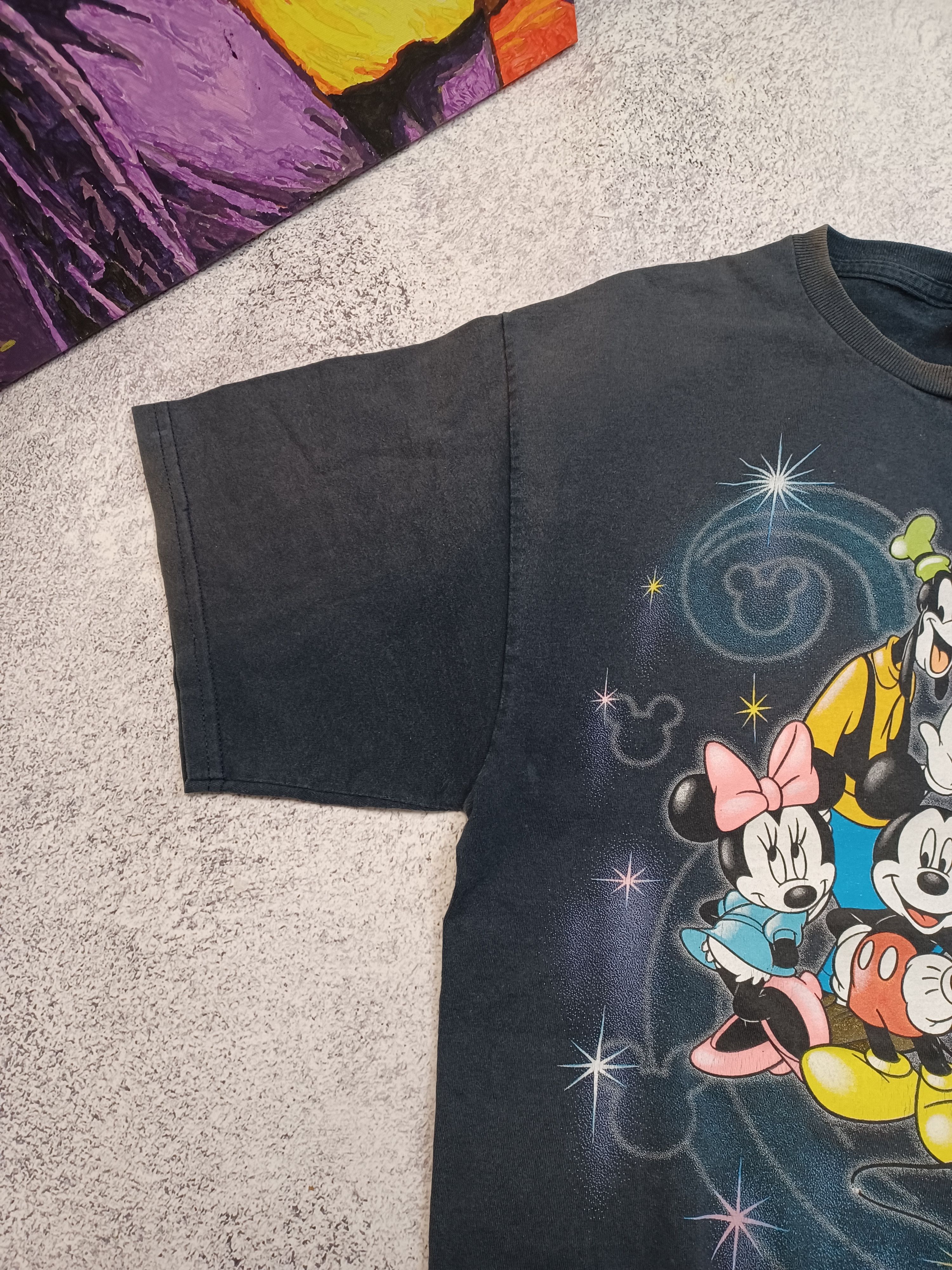 Disney Vintage 70's DISNEY Blue T-Shirt Florida Size US L / EU 52-54 / 3 - 4 Thumbnail