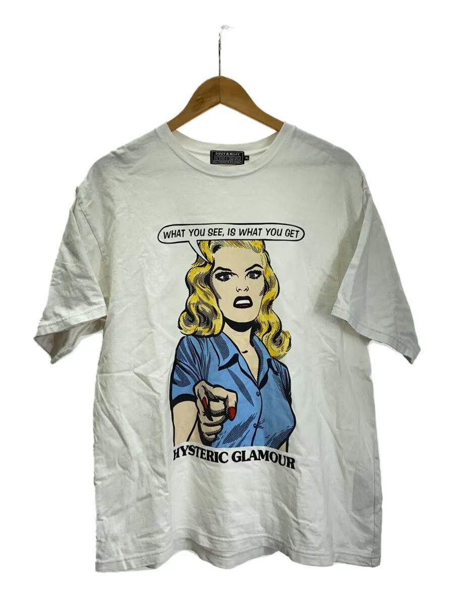 Hysteric Glamour "WHAT YOU SEE IS WHAT YOU GET" Tee Size US XL / EU 56 / 4 - 1 Thumbnail