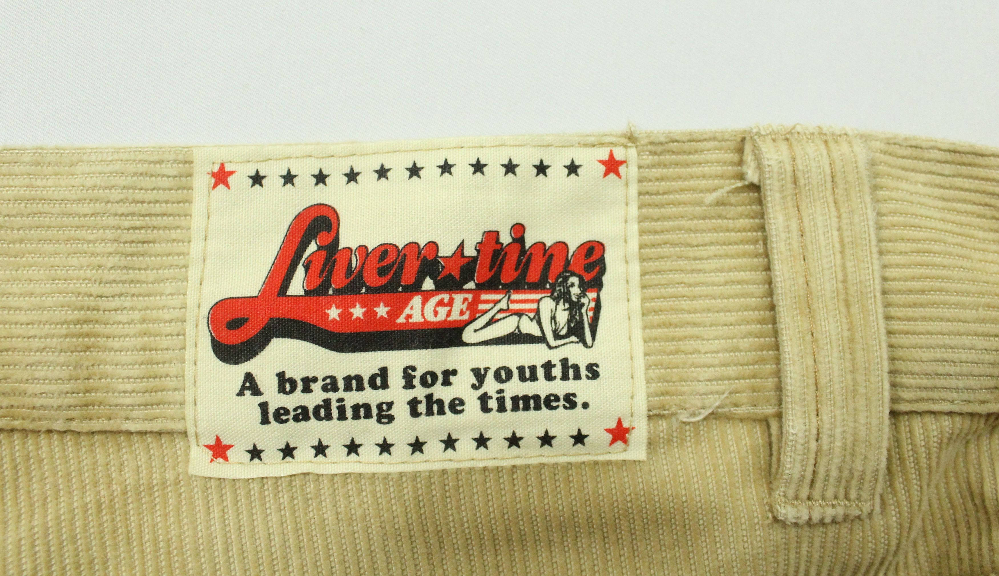 Hysteric Glamour Flared 🔥 LIVERTINE AGE Pants Corduroy Faded Size US 32 / EU 48 - 11 Thumbnail