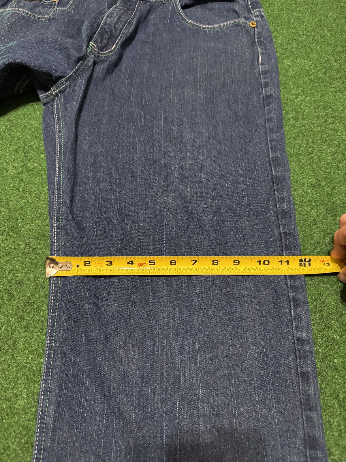 Vintage Vintage 90s Baggy Red Ape Hip Hop Wide Leg 38x32 Jeans Size US 38 / EU 54 - 8 Thumbnail