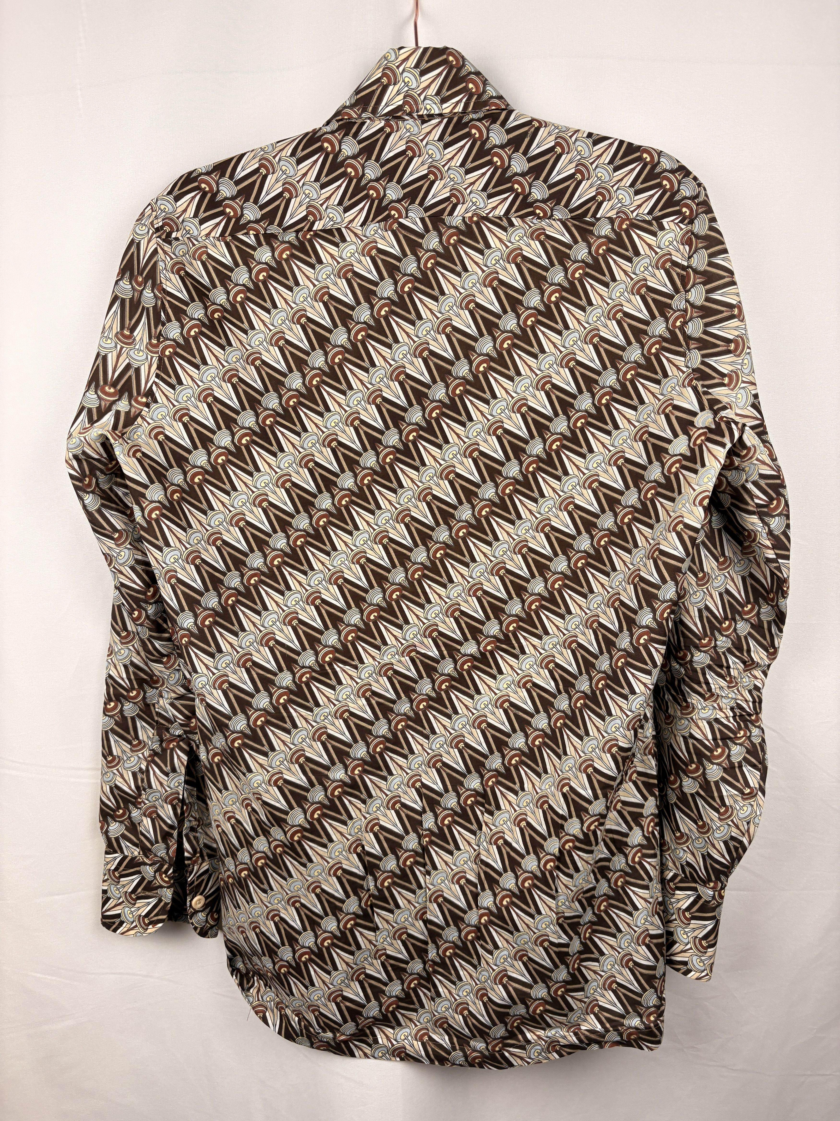 Other Vintage 70s Italian polyester shirt Size US S / EU 44-46 / 1 - 2 Thumbnail