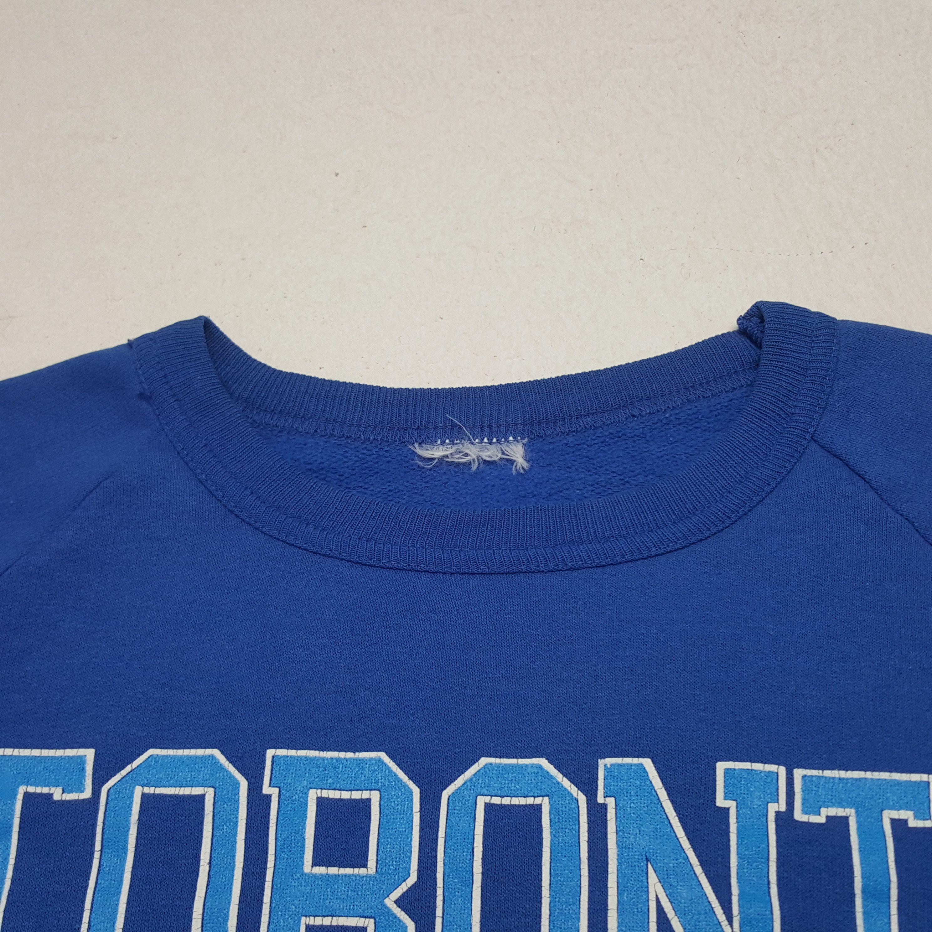 MLB × Vintage Vintage 80's Toronto Blue Jays American Baseball Sweatshirt Size US M / EU 48-50 / 2 - 4 Thumbnail