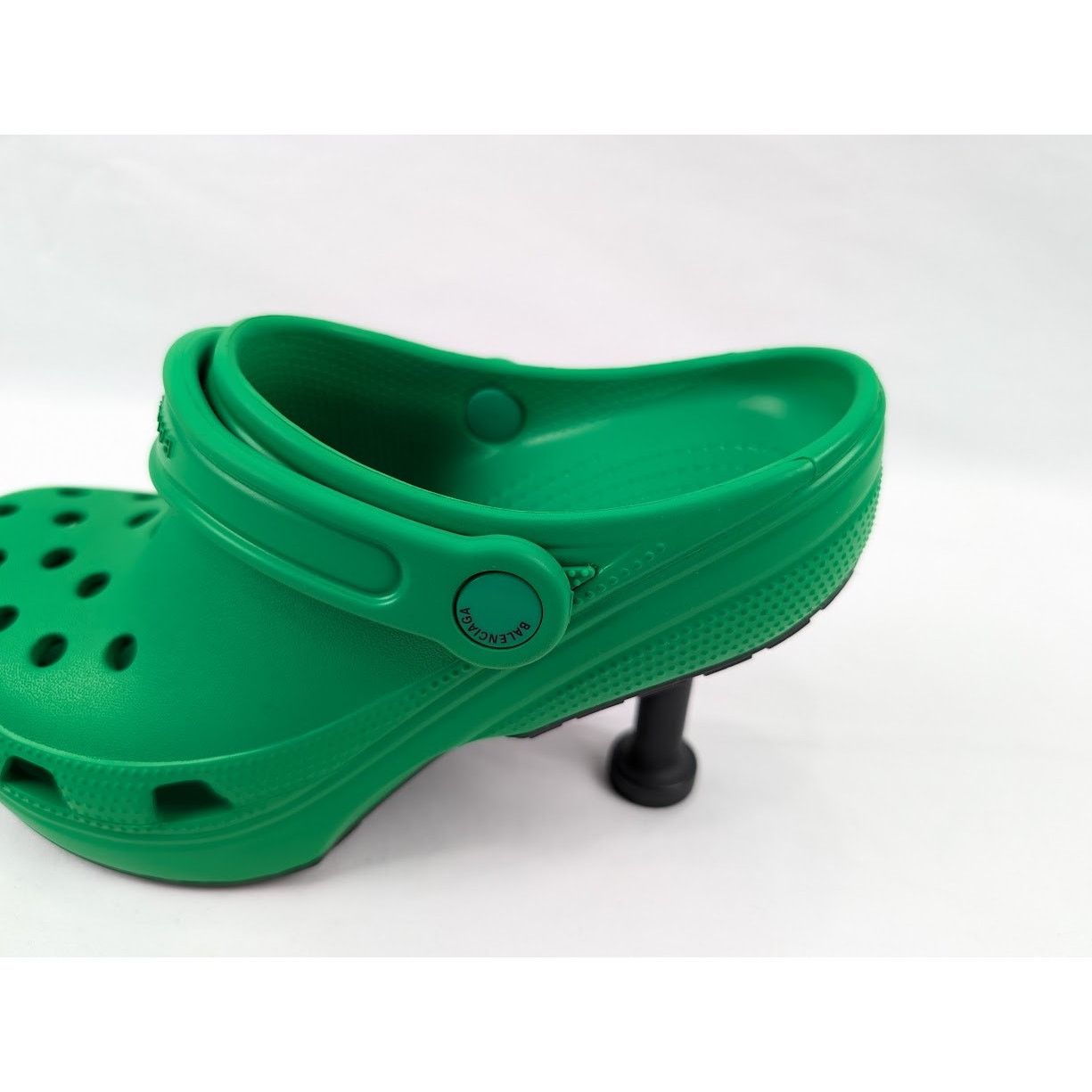 Balenciaga o1rshd1 Q:2 / Rubber Crocs Madame in Grass Green Size US 8 / IT 38 - 4 Thumbnail