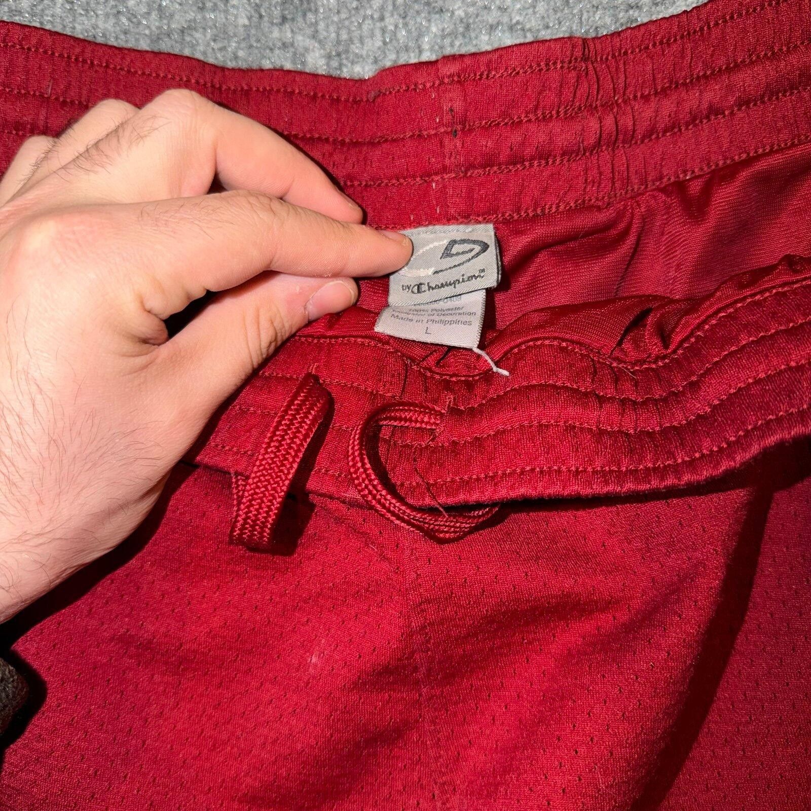 Champion C9 by Champion Red Dazzle Hoop Shorts Mens LG VTG Y2K Rare Size US 34 / EU 50 - 5 Thumbnail