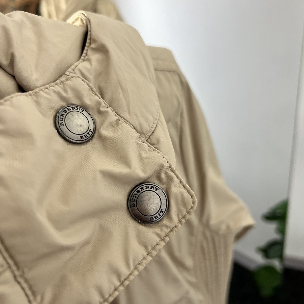 Burberry Luxury Burberry Brit Down Puffer Jacket Size L / US 10 / IT 46 - 9 Thumbnail