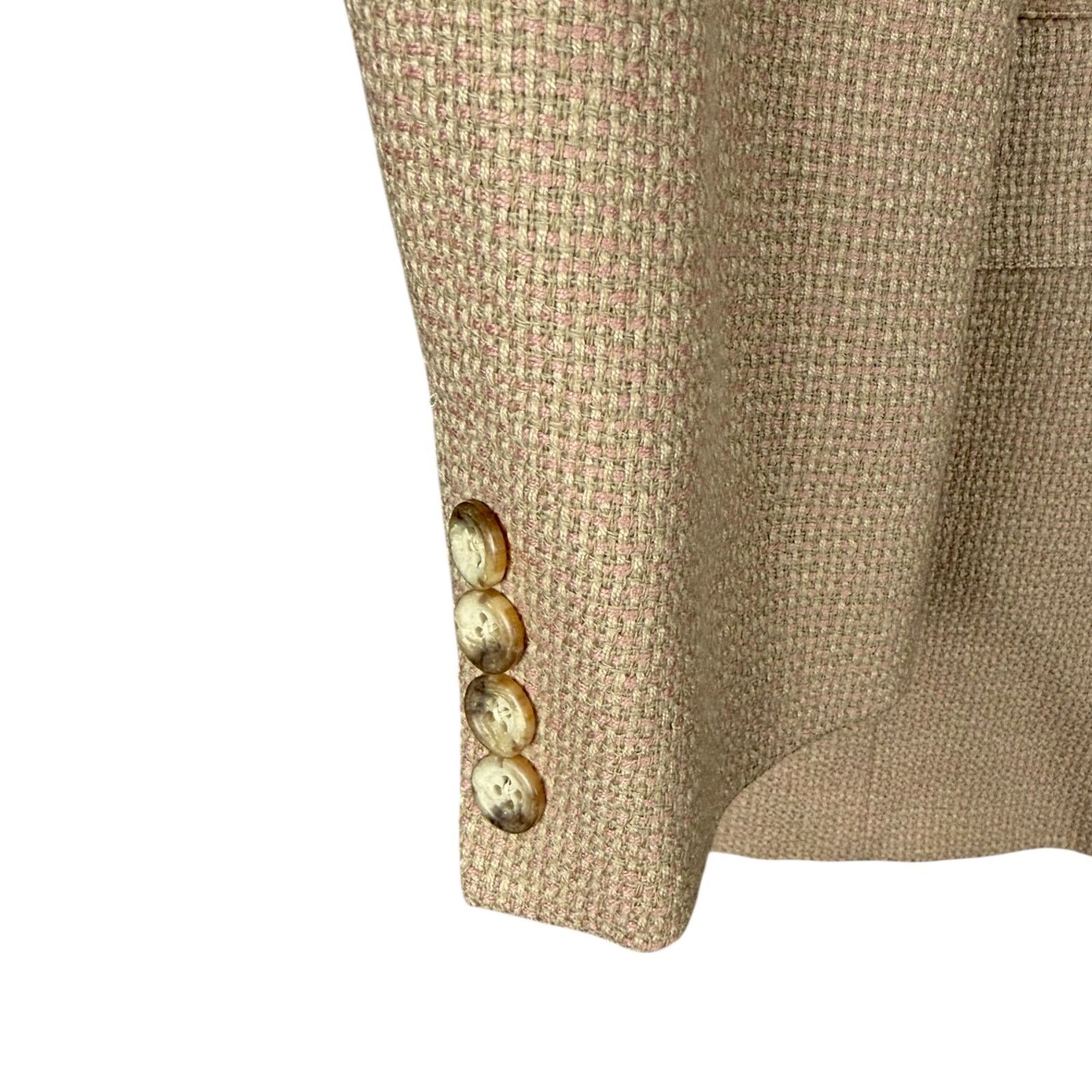 Polo Ralph Lauren Vintage 90s Polo University Club Mens 40R Wool Tweed Blazer Size 40R - 5 Thumbnail