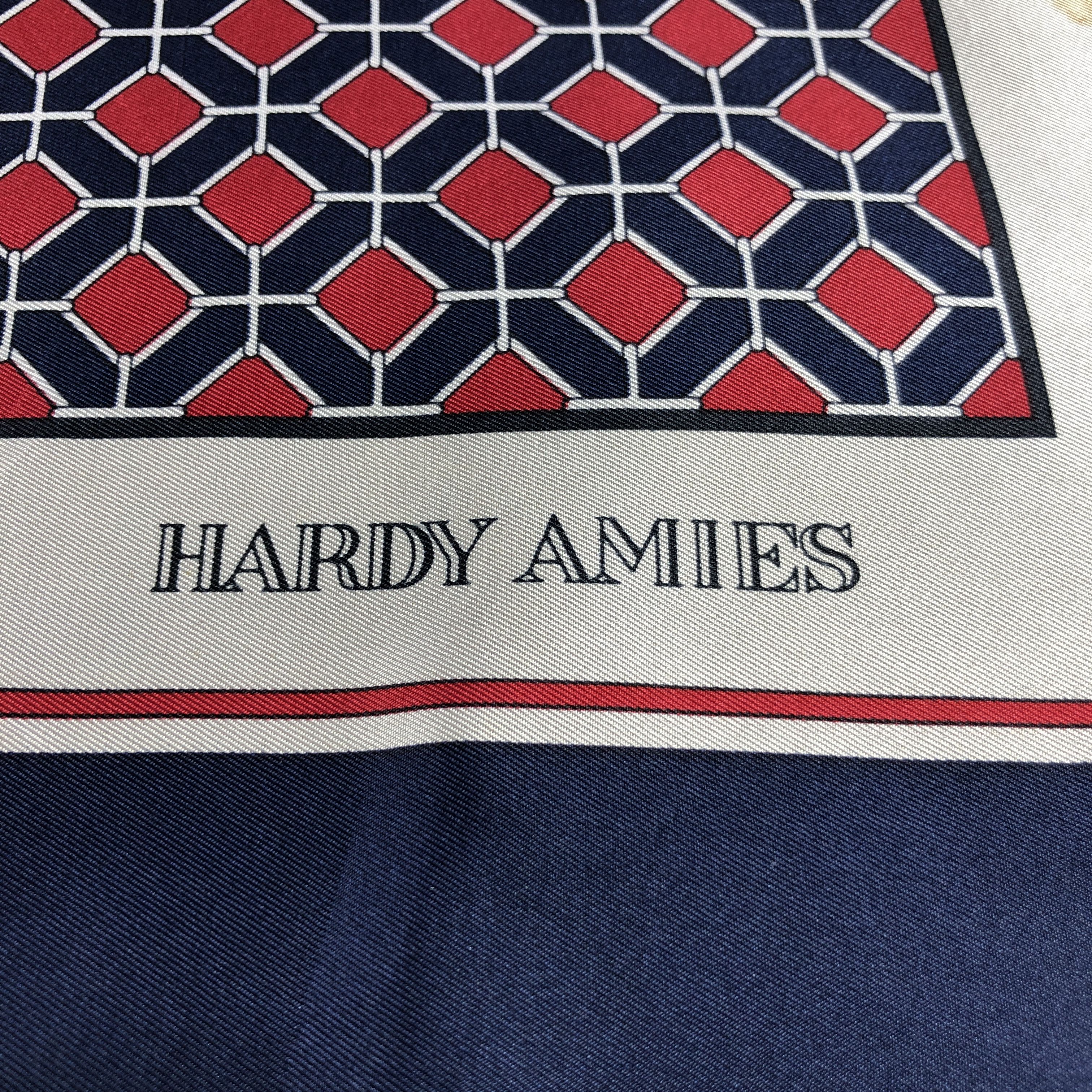 Hardy Amies Hardy Amies Luxury Hand Rolled Silk Scarf M1101 Size ONE SIZE - 4 Thumbnail