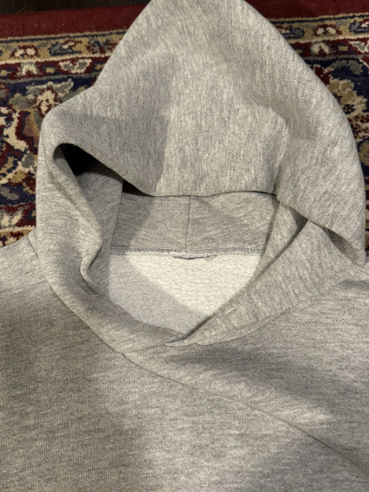 Russell Athletic Vintage Russel Heather Grey Cropped Hoodie Size US XL / EU 56 / 4 - 4 Thumbnail