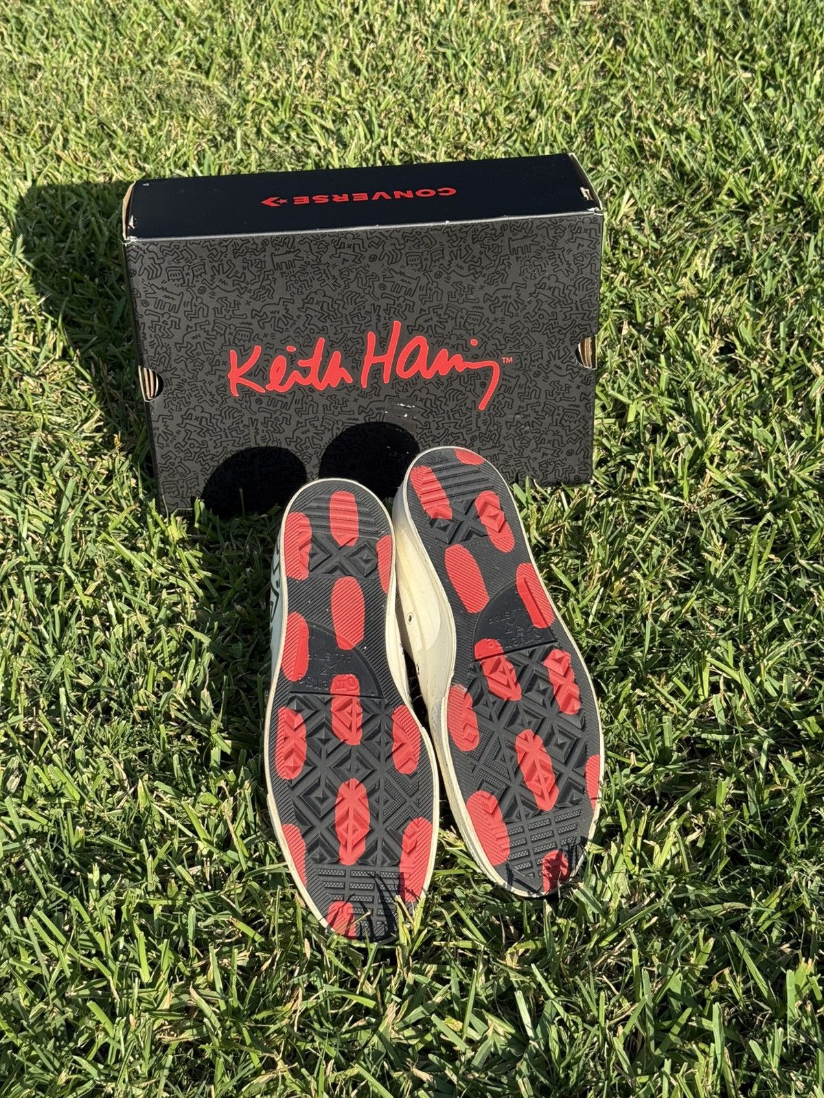 Keith Haring Keith Harring X Converse High Tops Size US 11.5 / EU 44-45 - 5 Thumbnail