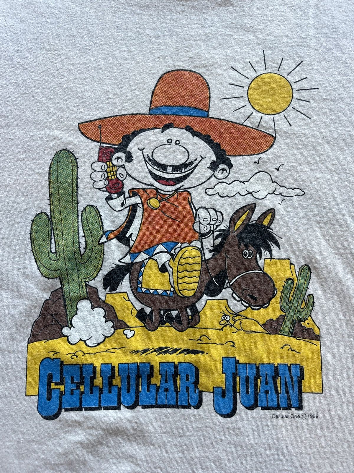 Vintage Vintage CELLULAR ONE 1996’s Bell Mobilit’e tshirt Size US XL / EU 56 / 4 - 7 Thumbnail