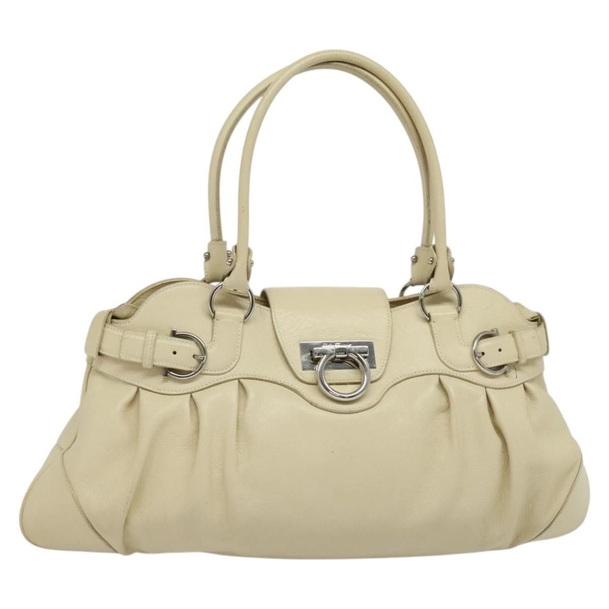 Salvatore Ferragamo Salvatore Ferragamo Marisa Satchel Leather Size ONE SIZE - 1 Thumbnail
