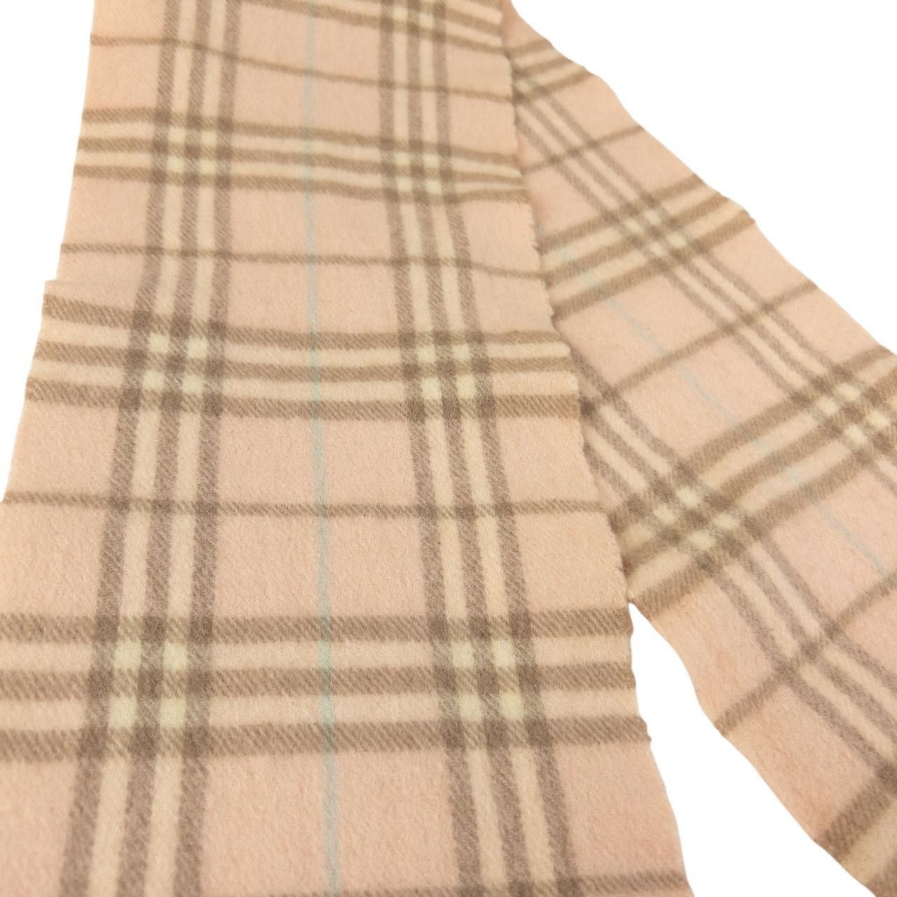 Burberry Vintage Burberry Nova Check Lambswool Tassel Scarf Size ONE SIZE - 6 Thumbnail