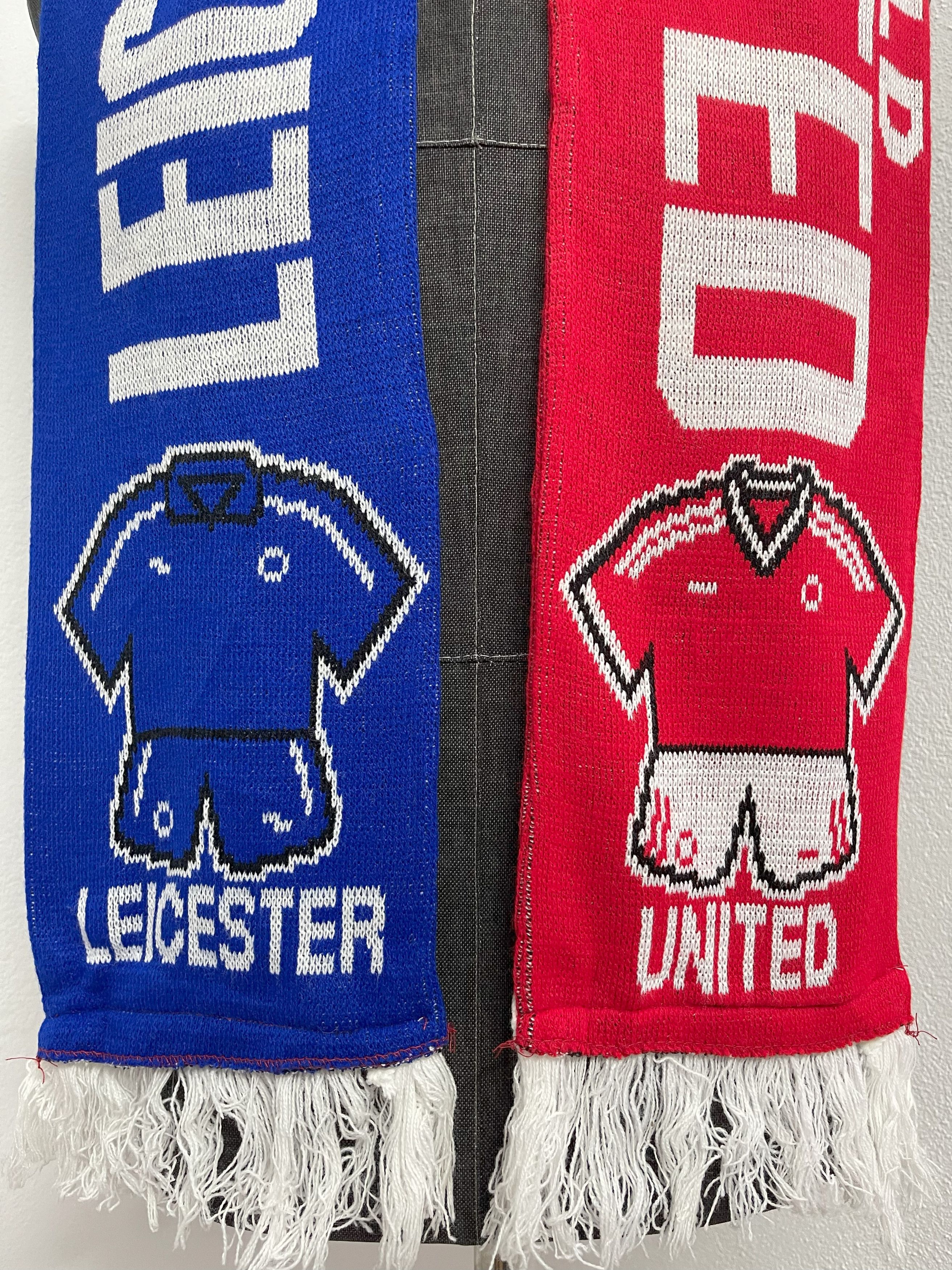 Vintage Leicester United Scarf / Muffler - 6066 Size ONE SIZE - 3 Thumbnail